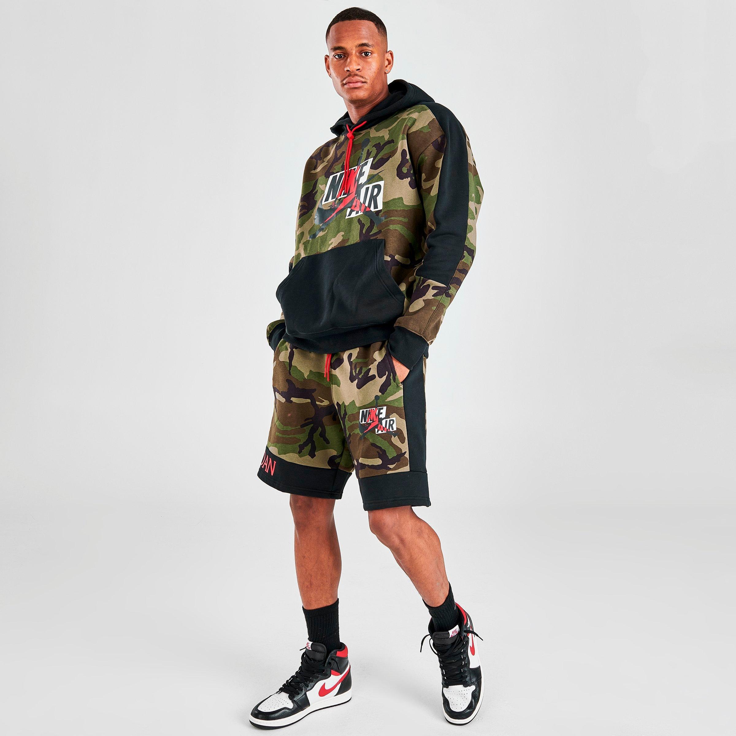 jordan camo fleece