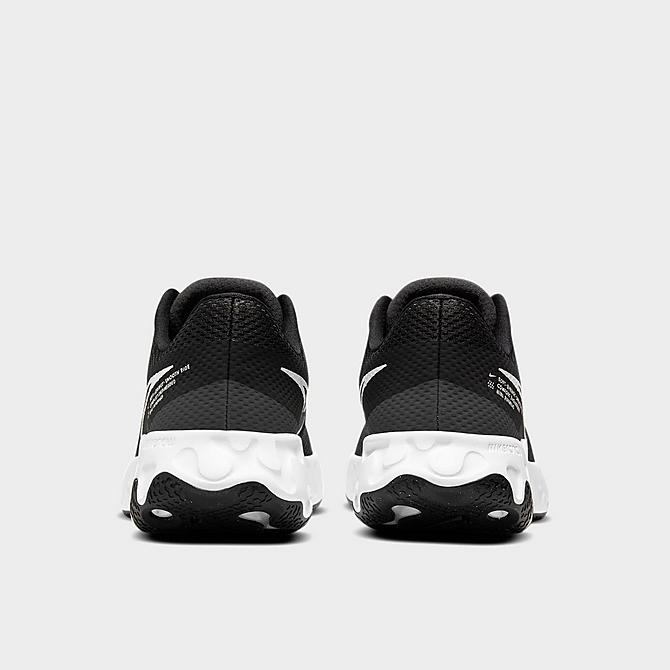 Left view of Women's Nike Renew Ride 2 Running Shoes in Black/Dark Smoke Grey/White Click to zoom