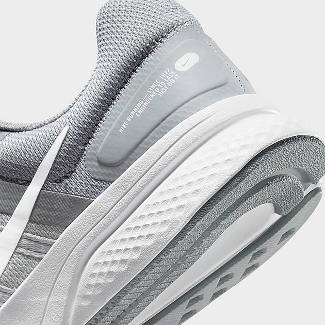 Front view of Women's Nike Run Swift 2 Running Shoes in Wolf Grey/White/Pure Platinum Click to zoom