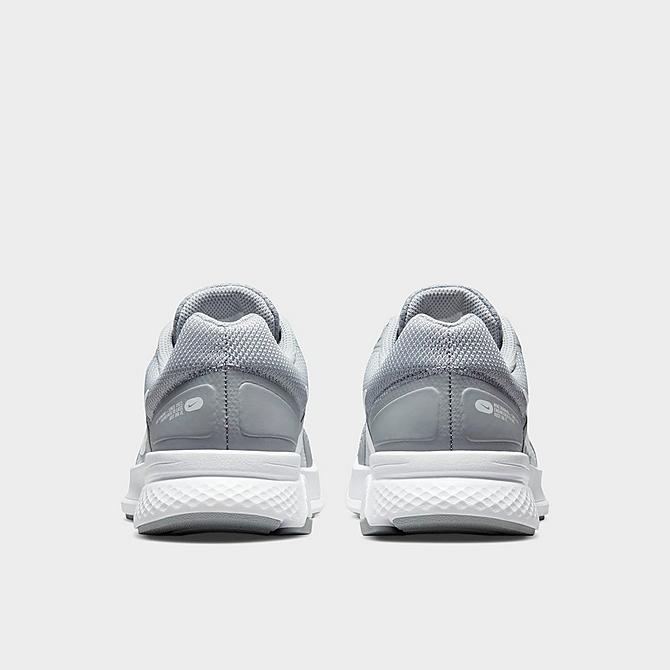 Left view of Women's Nike Run Swift 2 Running Shoes in Wolf Grey/White/Pure Platinum Click to zoom