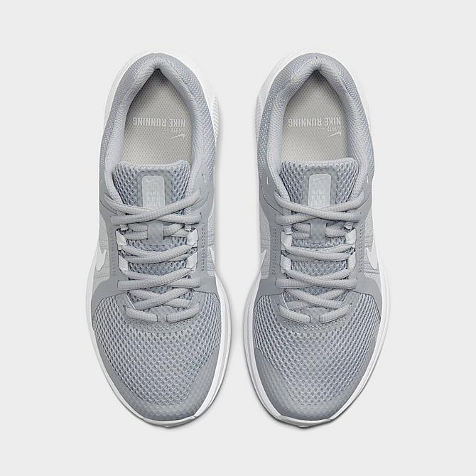 Back view of Women's Nike Run Swift 2 Running Shoes in Wolf Grey/White/Pure Platinum Click to zoom