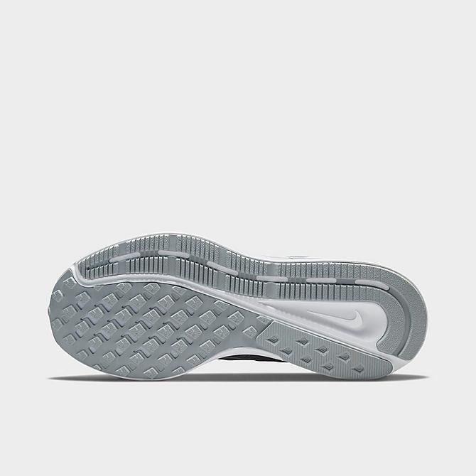 Bottom view of Women's Nike Run Swift 2 Running Shoes in Wolf Grey/White/Pure Platinum Click to zoom