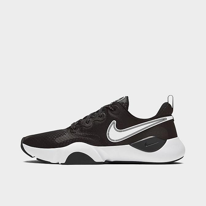 Right view of Men's Nike SpeedRep Training Shoes in Black/White Click to zoom