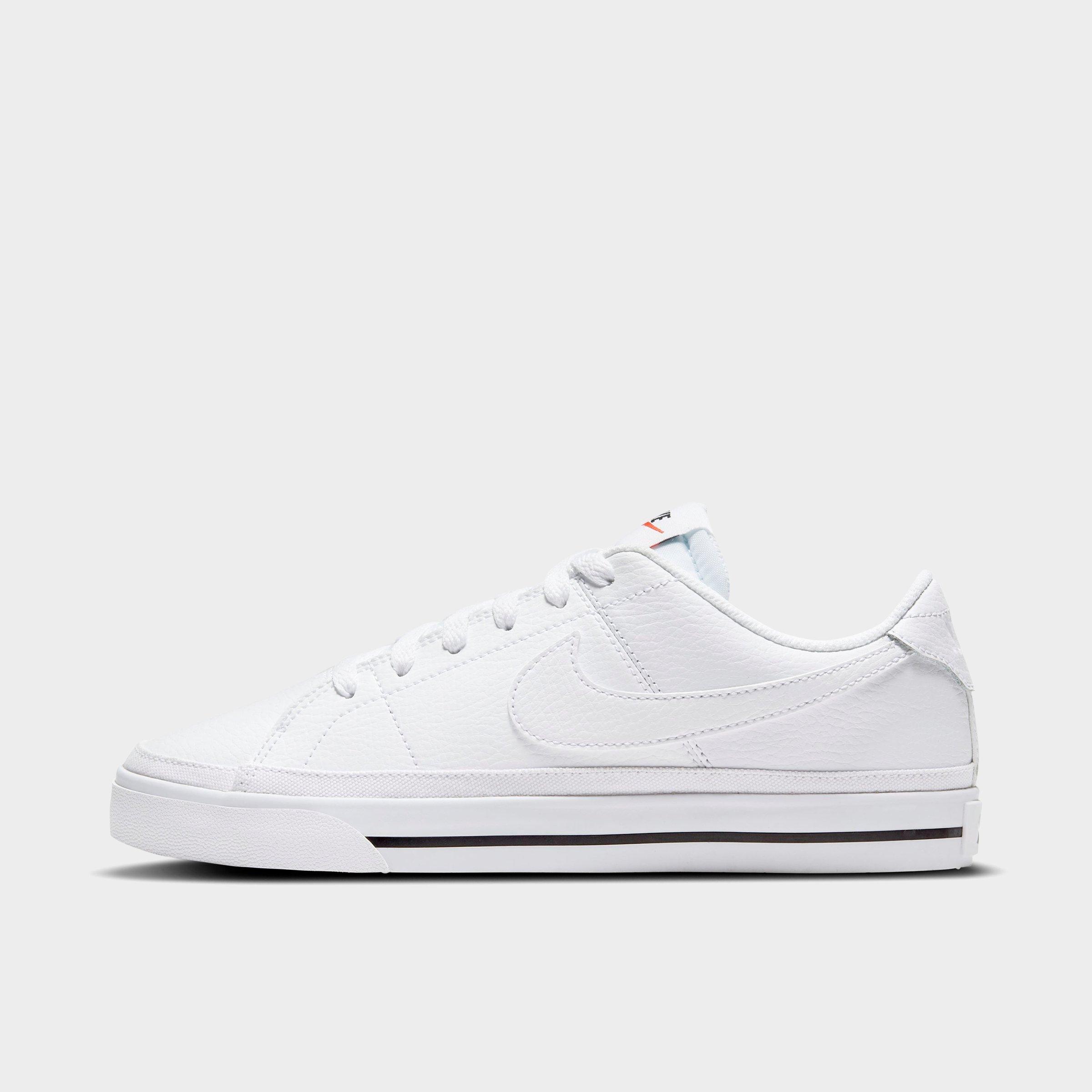 nike leather shoes womens white