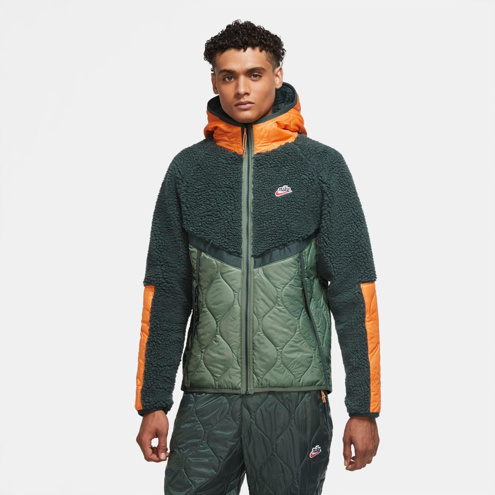 nike sherpa jacket mens