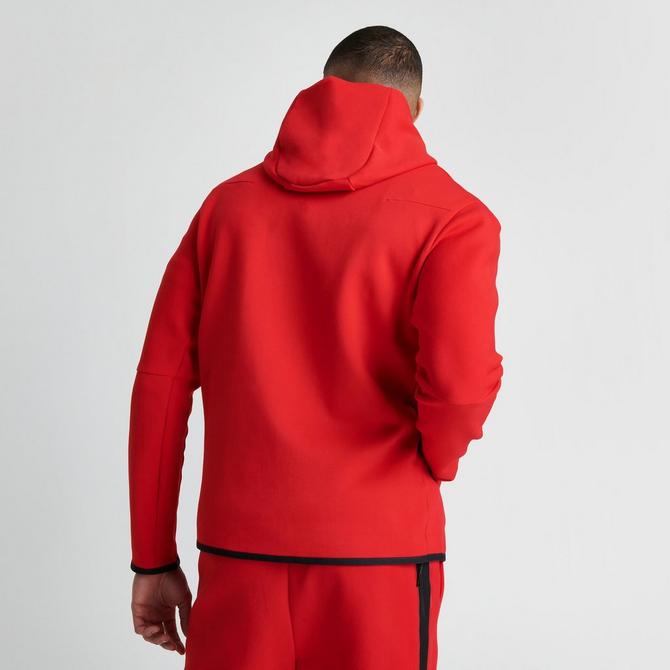 Nike Tech Fleece Taped Tracksuit SET CU4489 657 UNIVERSITY RED Hoodie  Bottoms