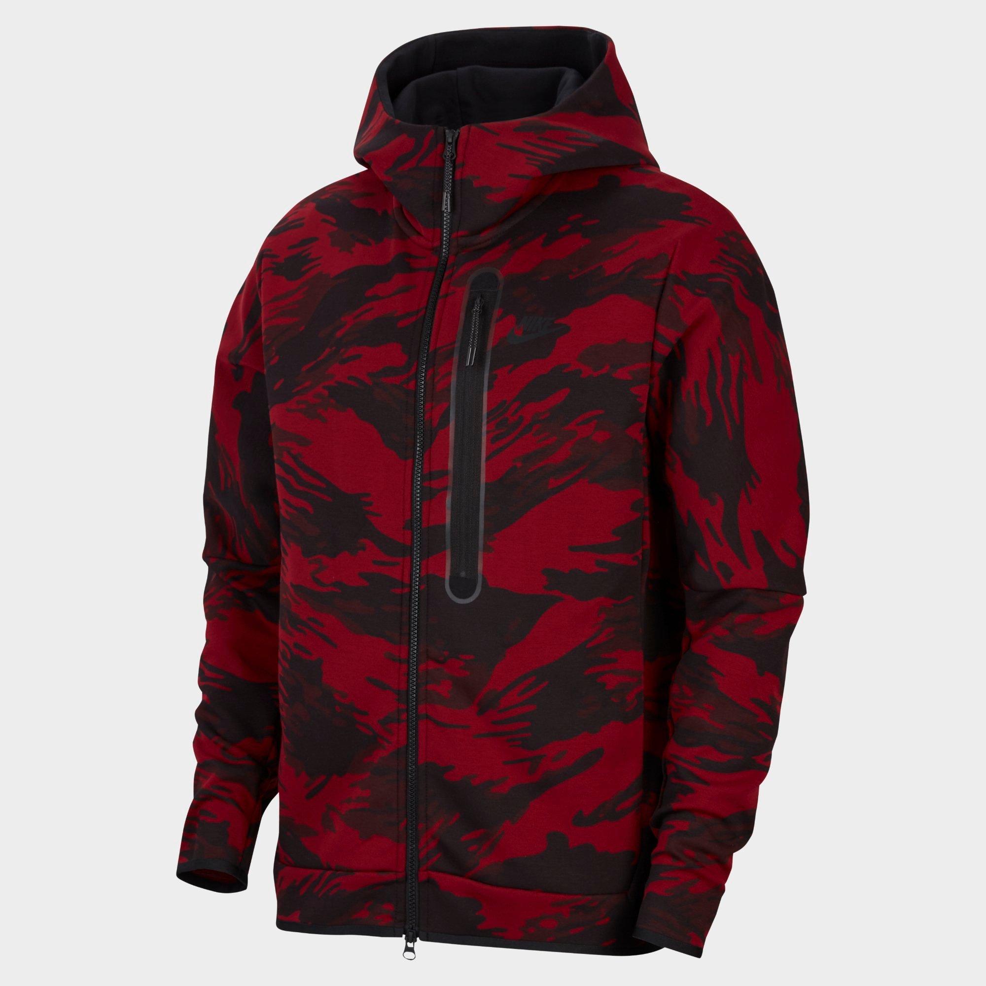 nike red camo jacket