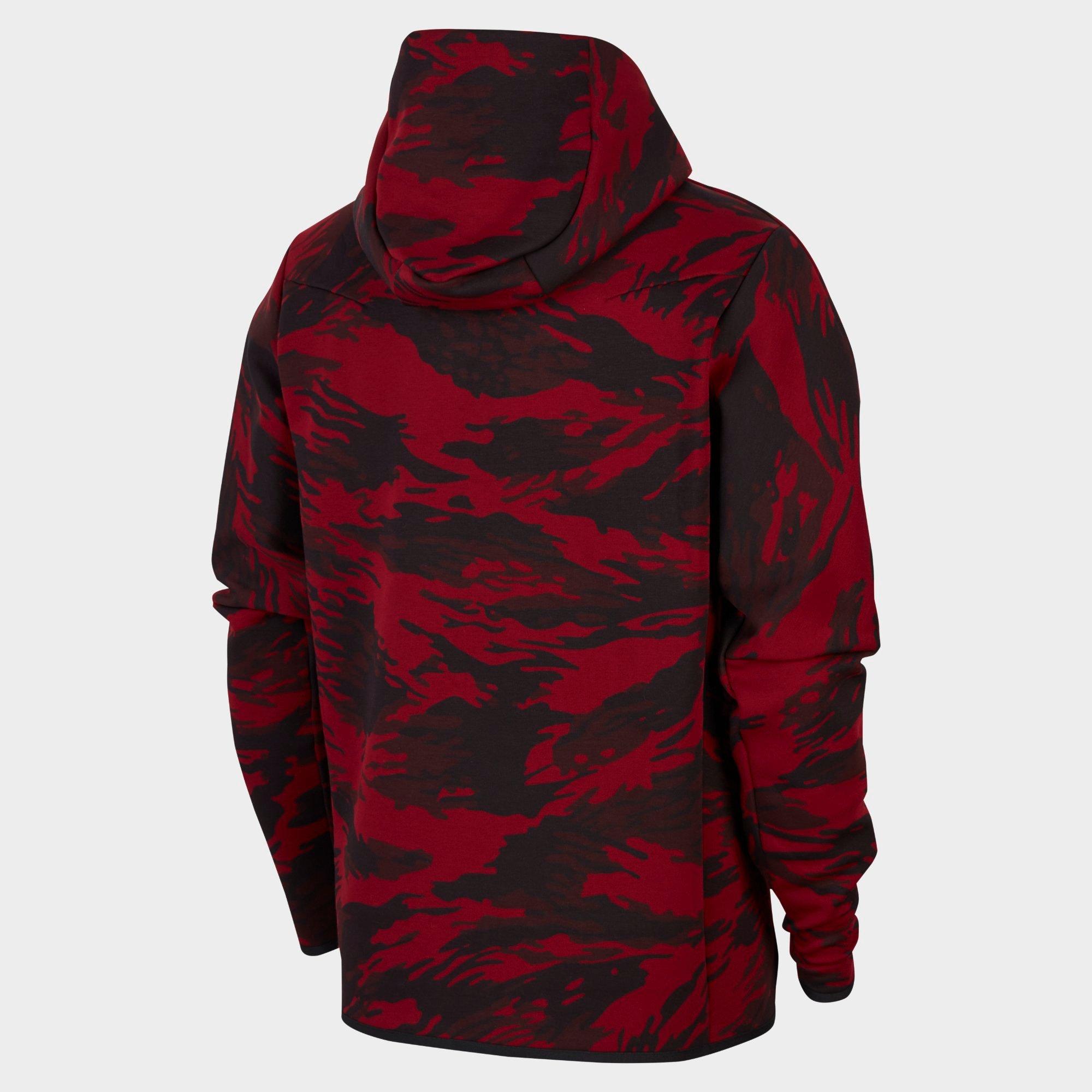 nike full zip camo hoodie