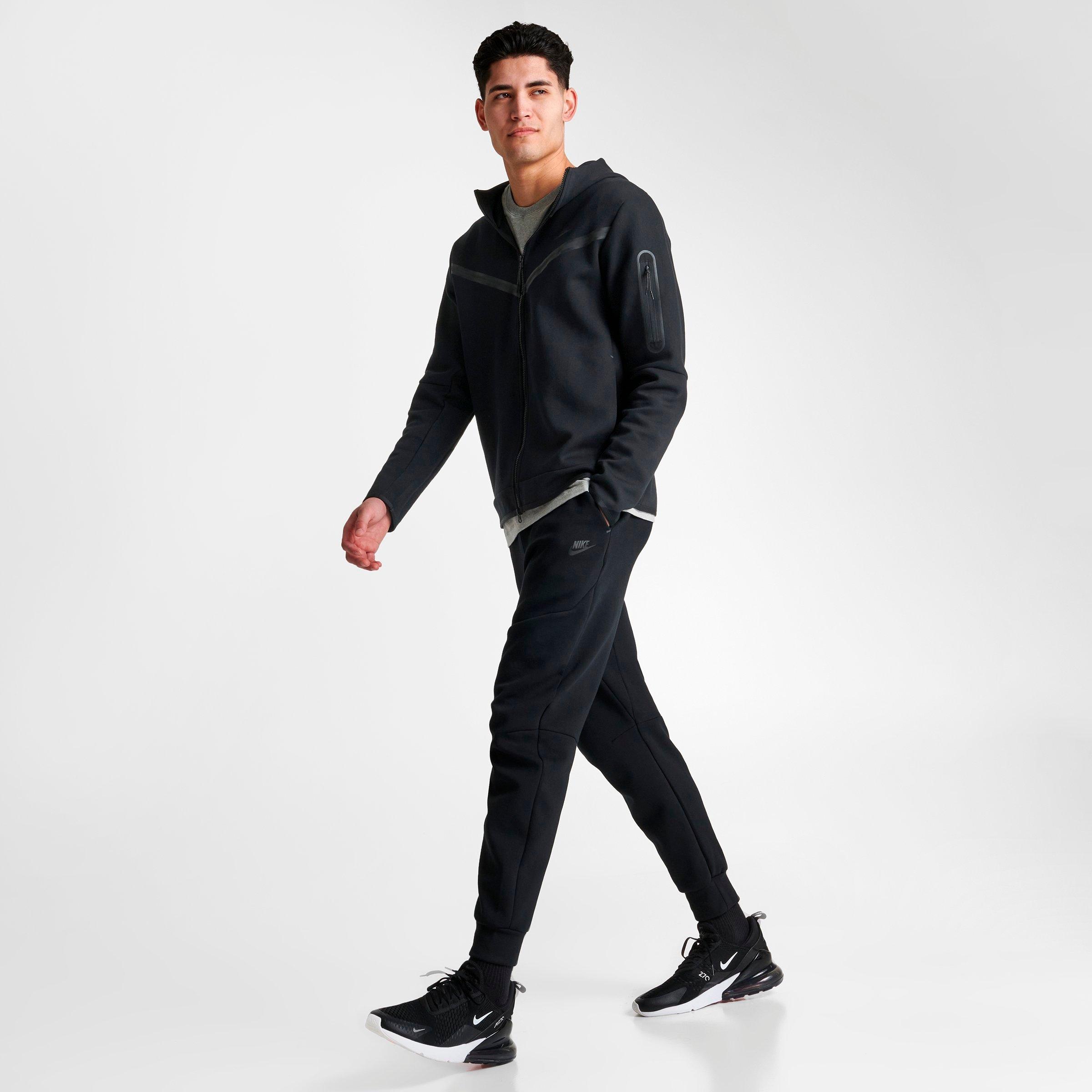 nike tech fleece pants black