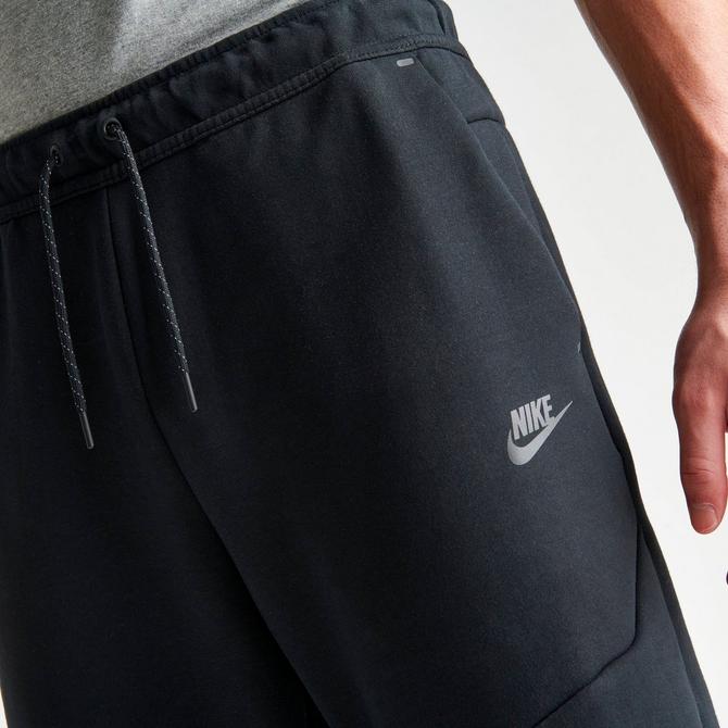 nike tech fleece bottoms black and grey