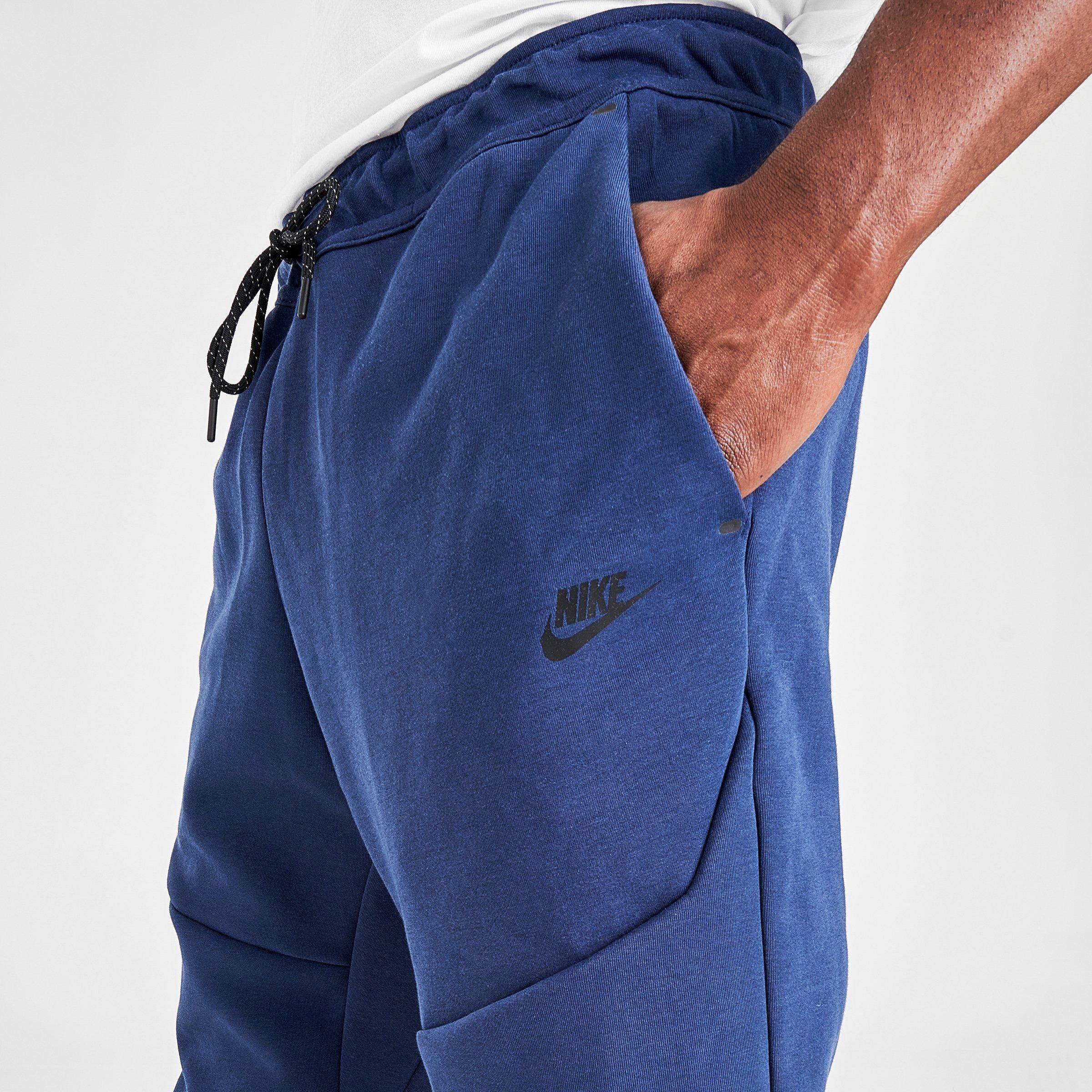 nike tech fleece navy blue joggers