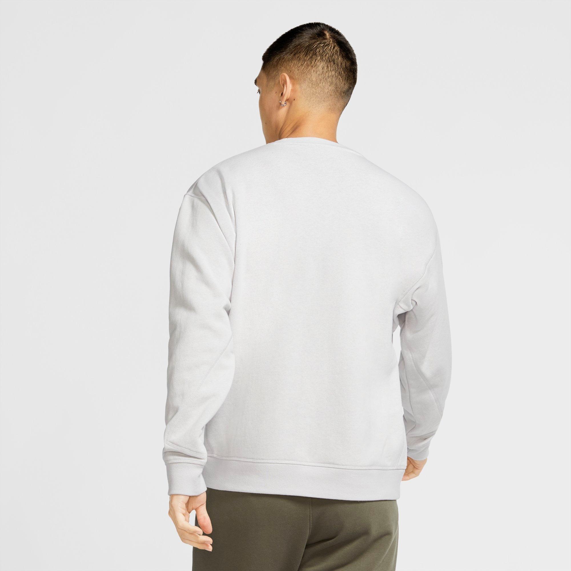 nike essentials beige crew neck sweatshirt