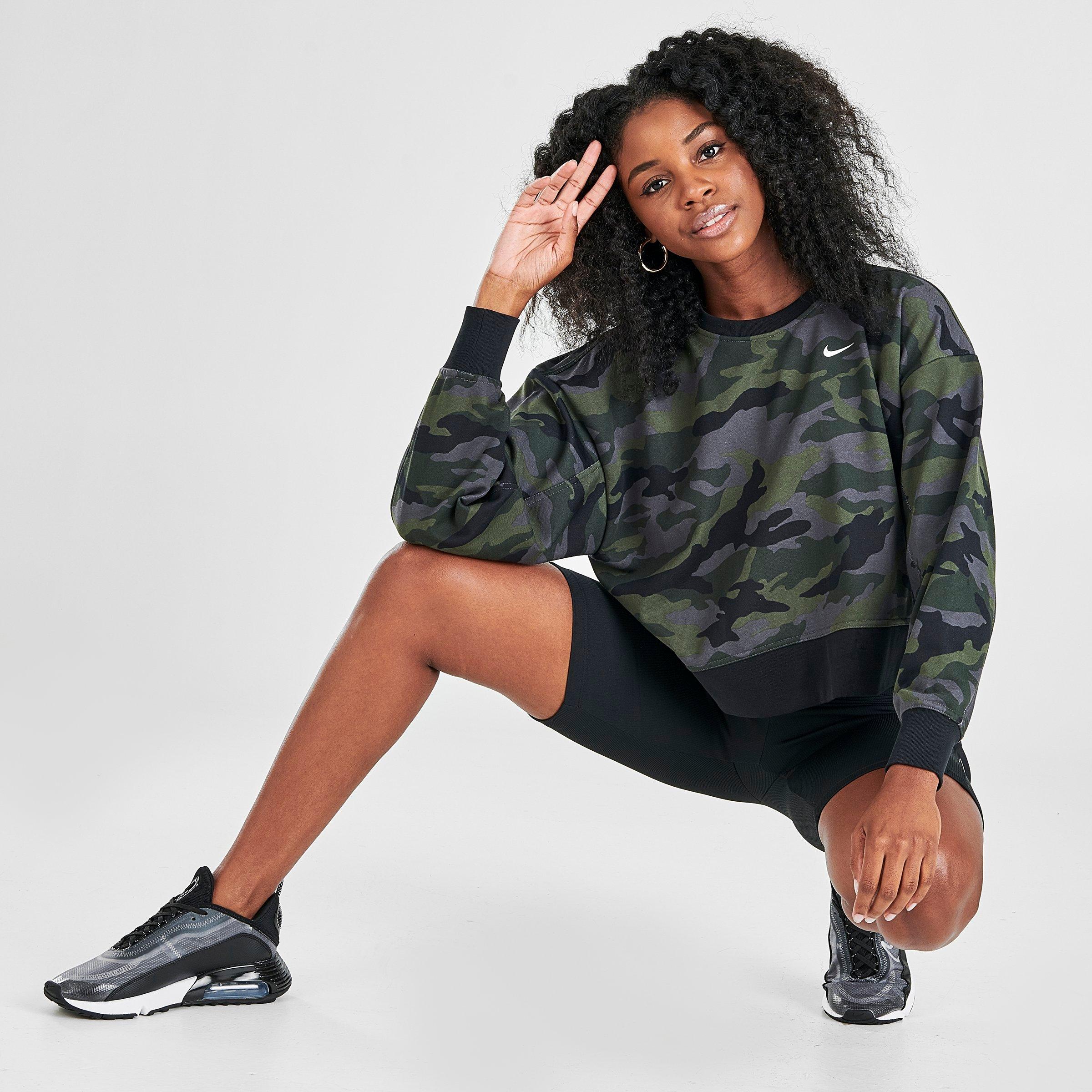 Women's Nike Dri-FIT Get Fit Camo Crop 