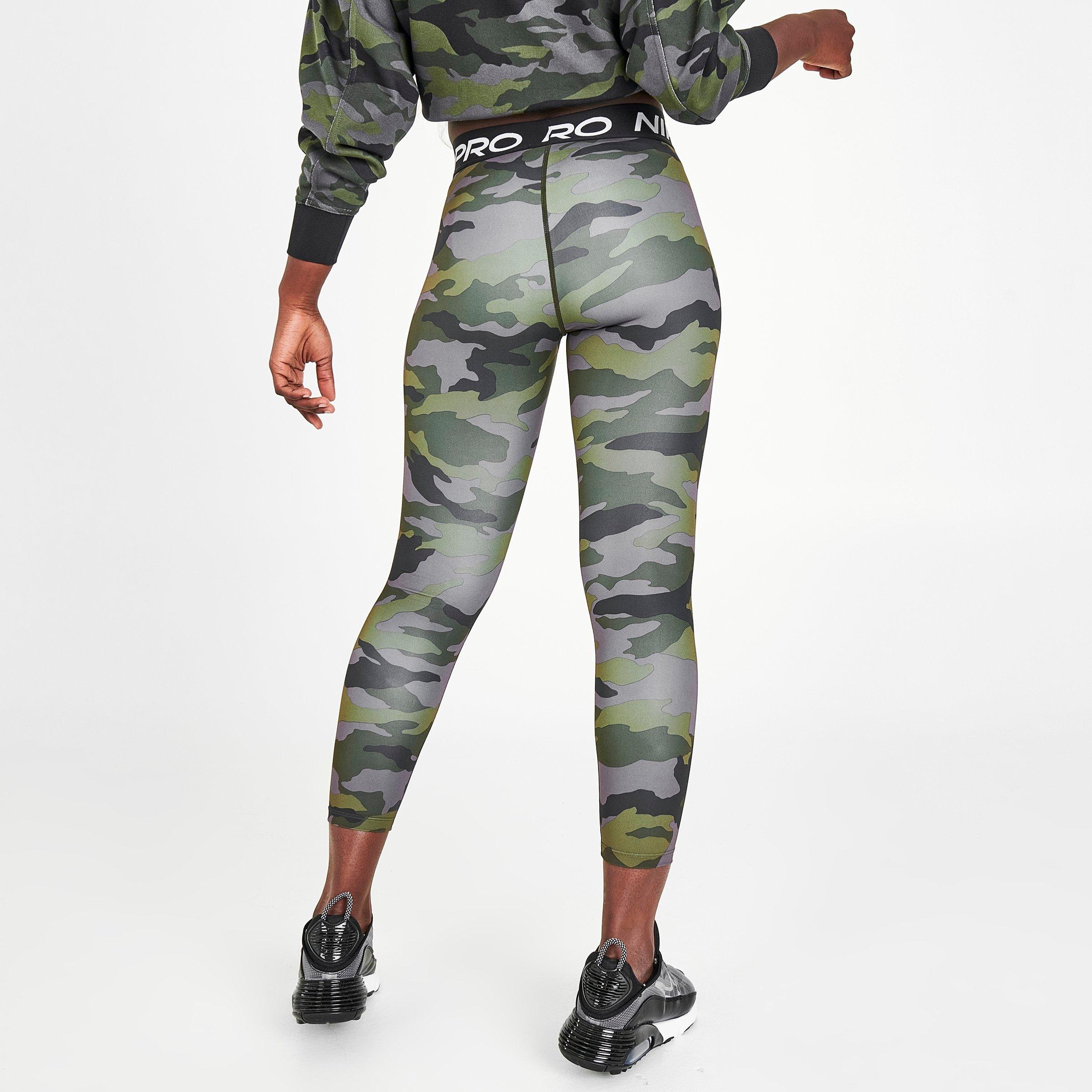 camo nike pro leggings