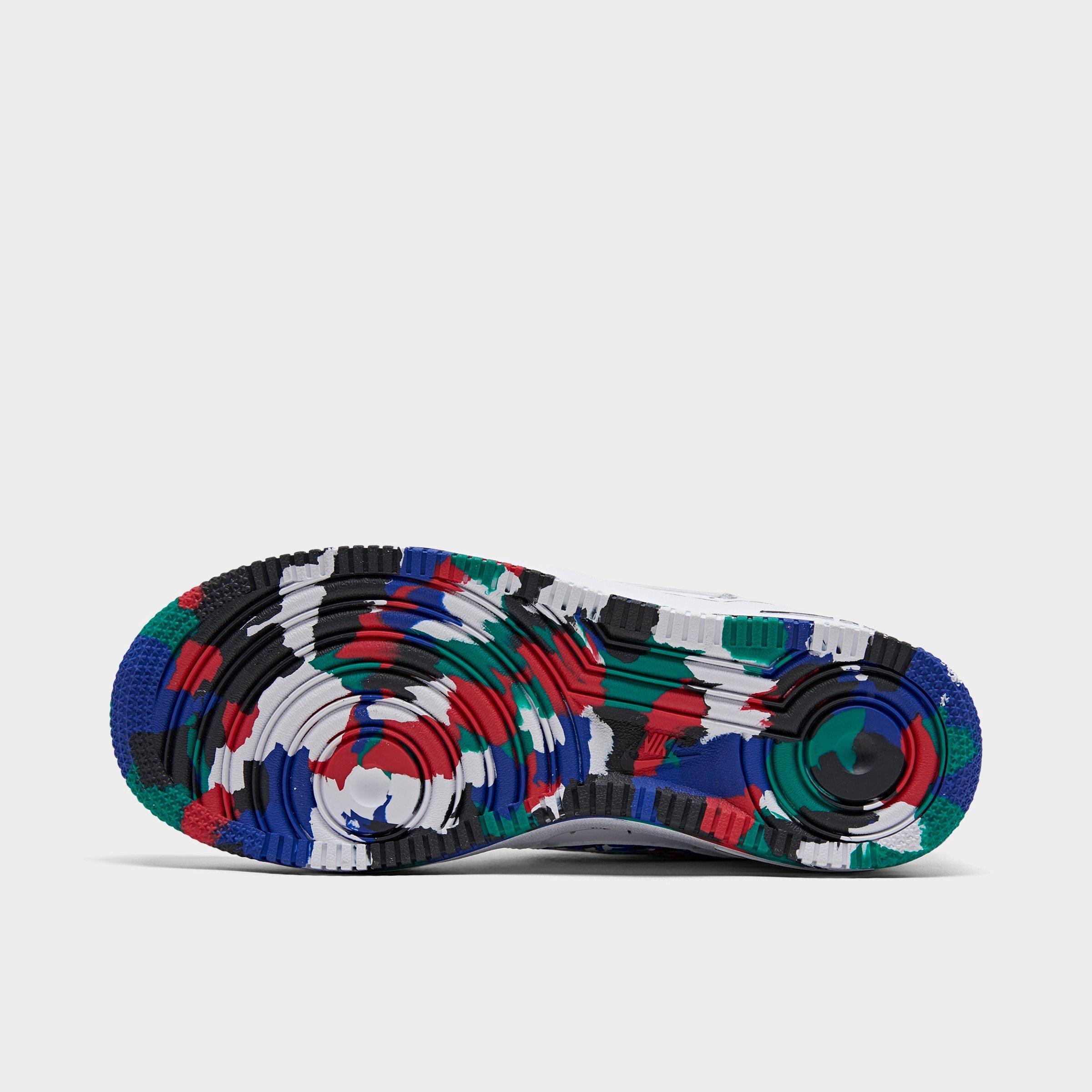 air force 1 colorful bottom