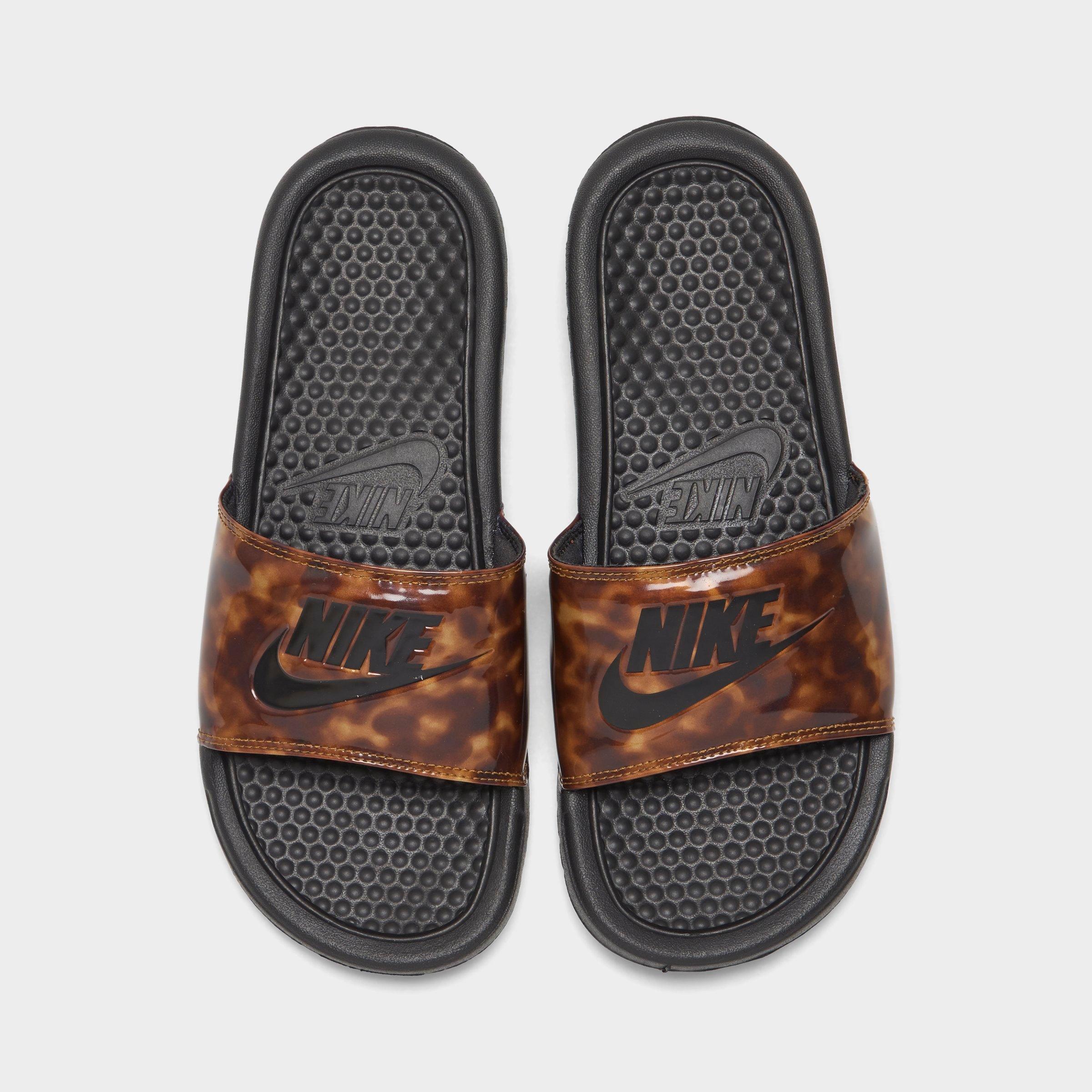 women's nike benassi jdi print sport slides