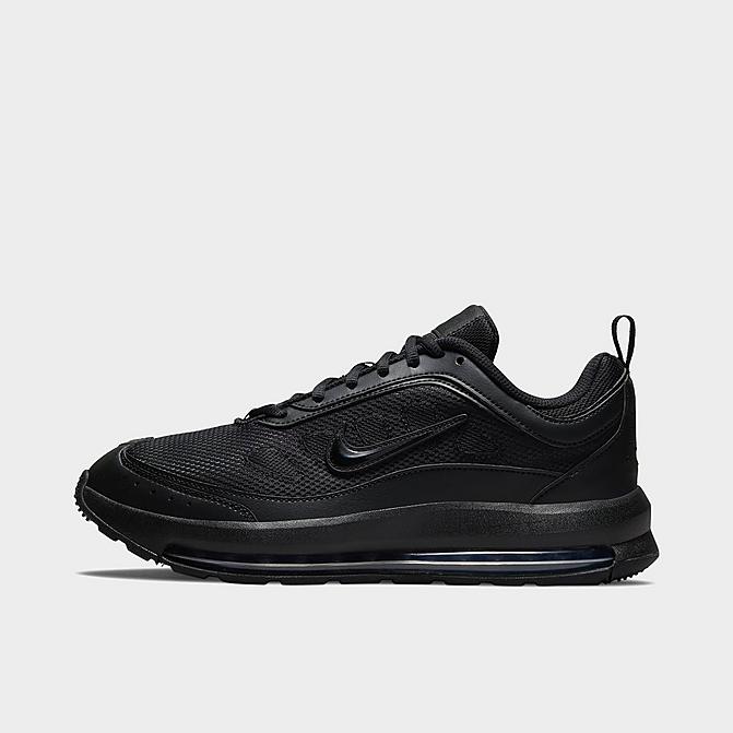 Right view of Men's Nike Air Max AP Casual Shoes in Black/Black/Black/Volt Click to zoom
