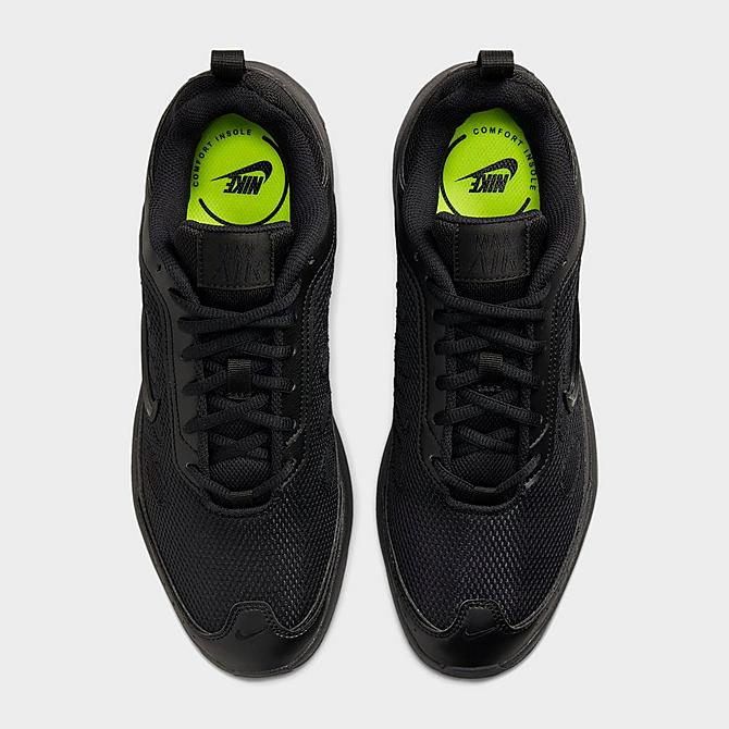 Back view of Men's Nike Air Max AP Casual Shoes in Black/Black/Black/Volt Click to zoom