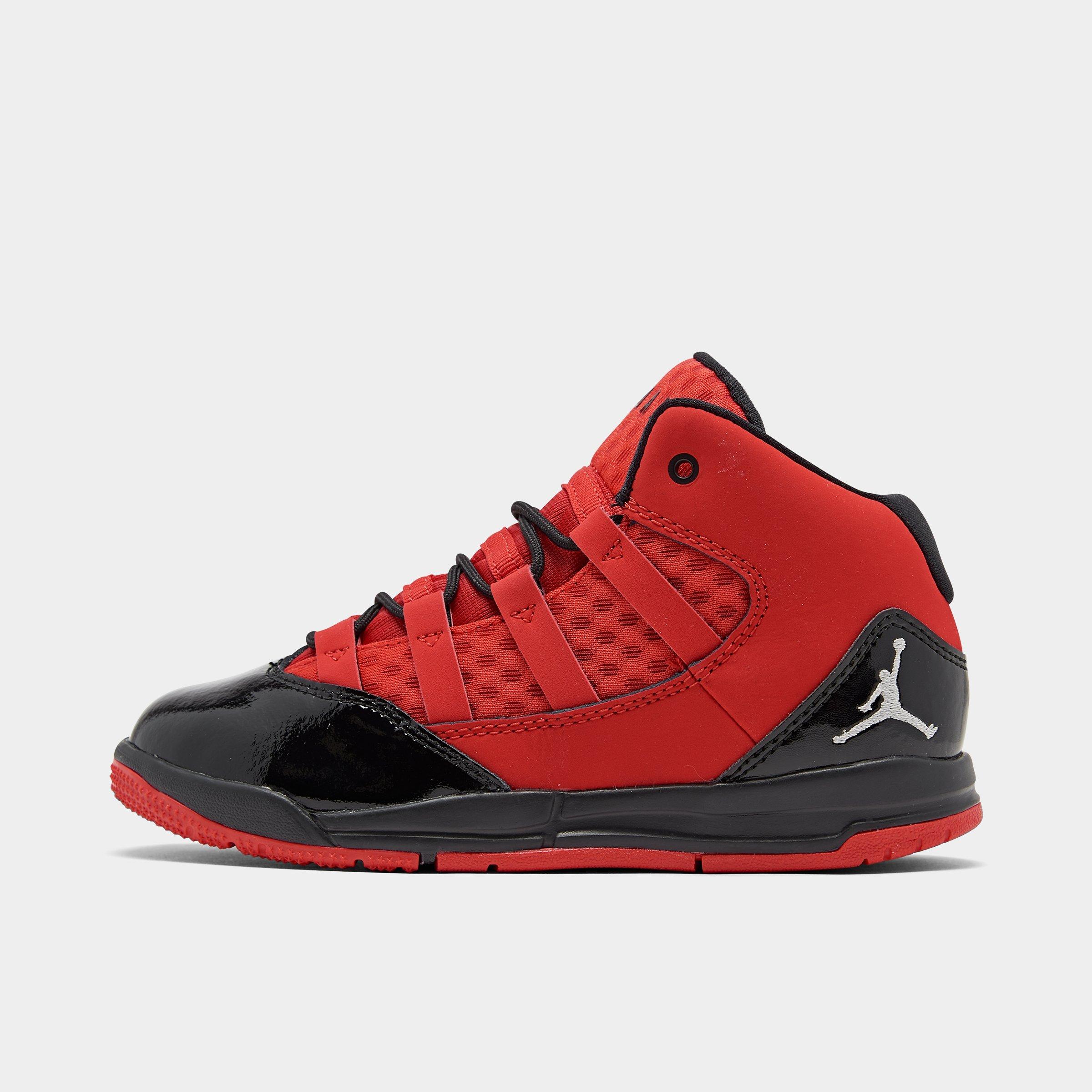 red infant jordans