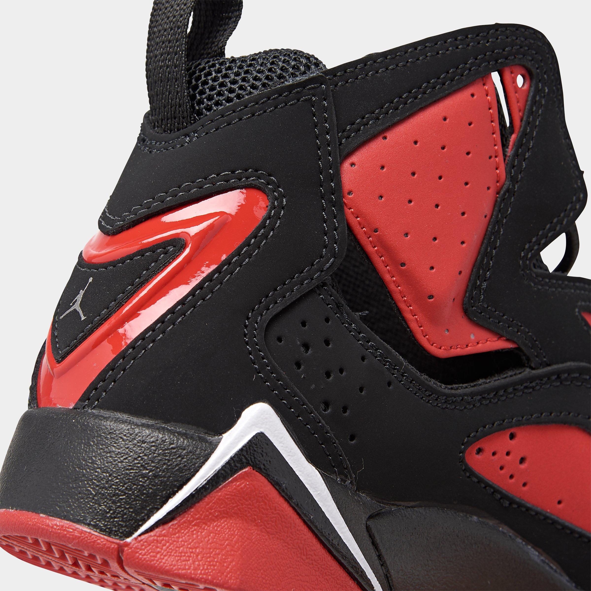 jordan true flight red black and white