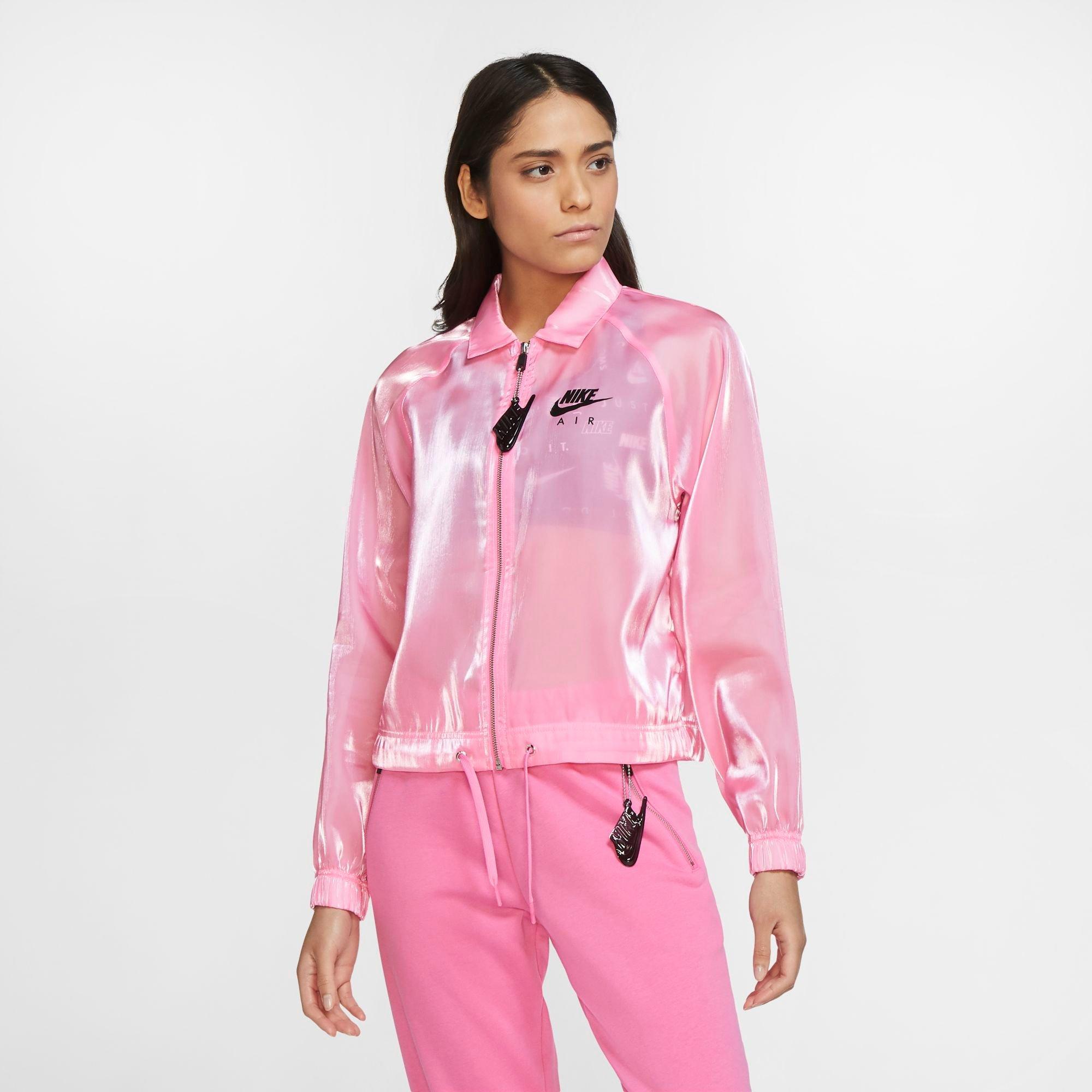 nike air pink jacket