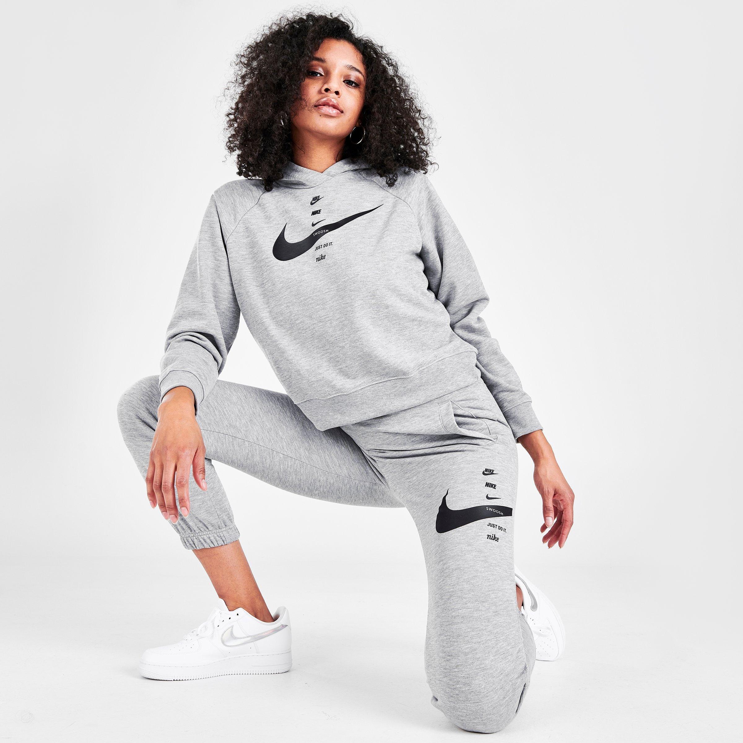 nike sweatpants women gray