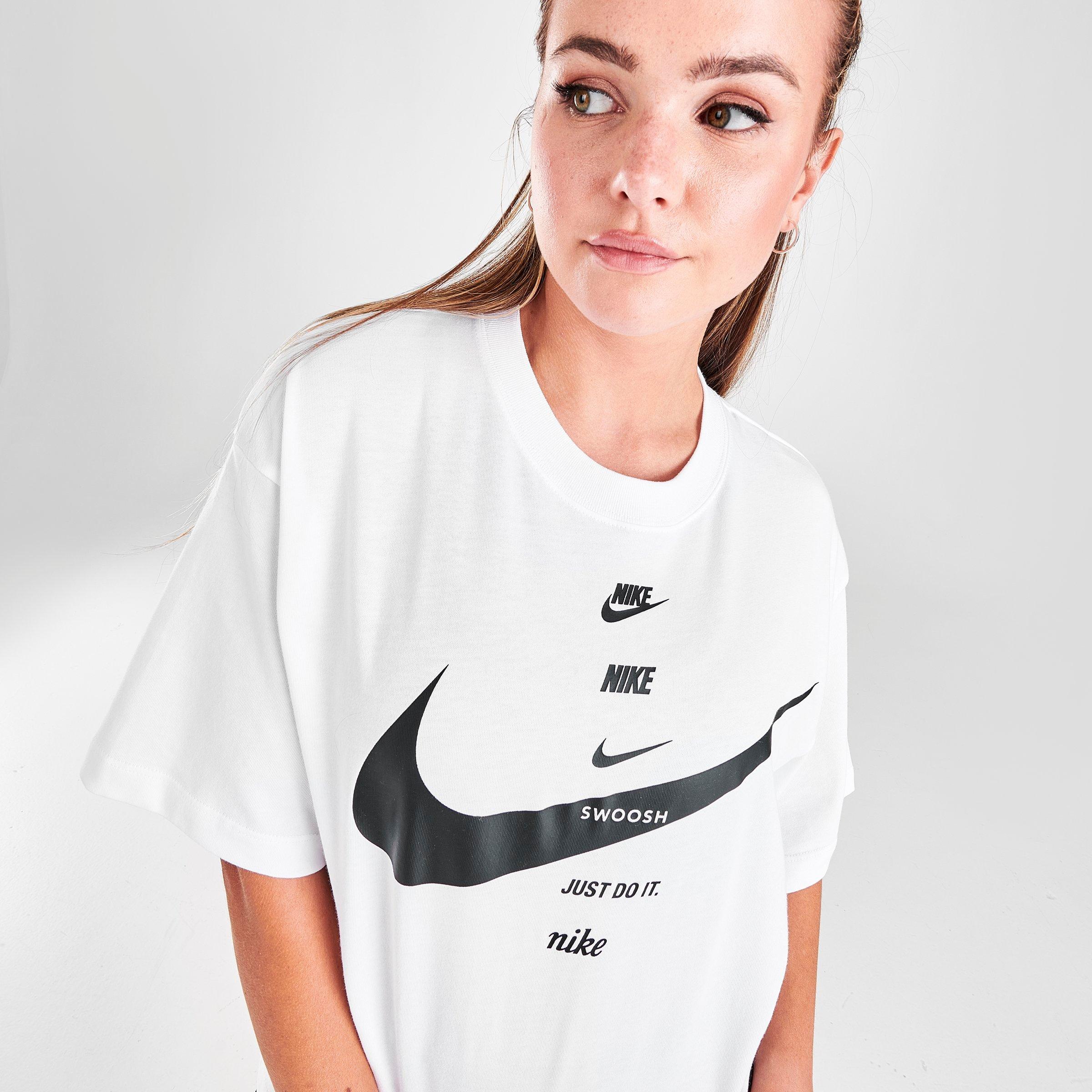 women's nike swoosh t shirt