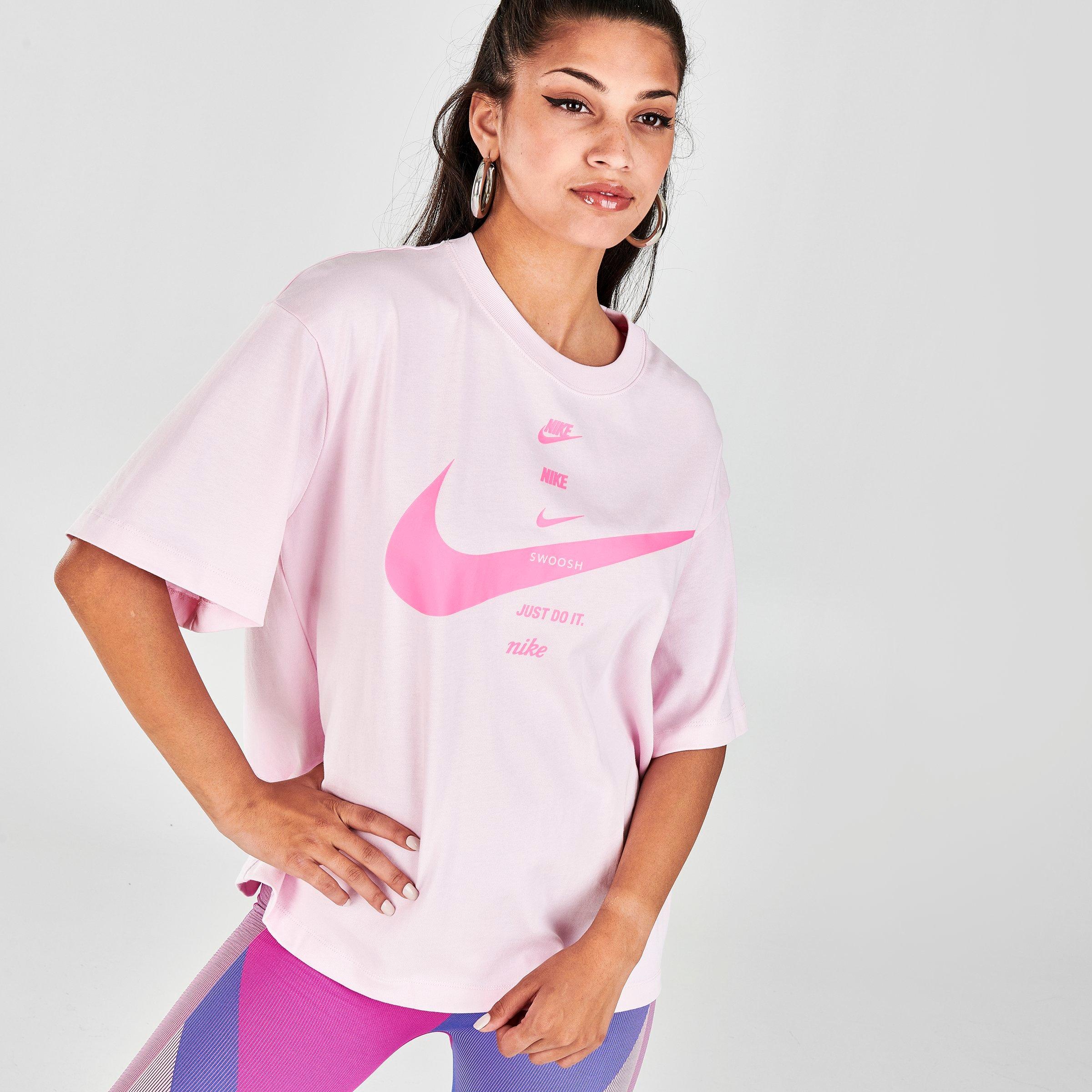 women's nike swoosh t shirt