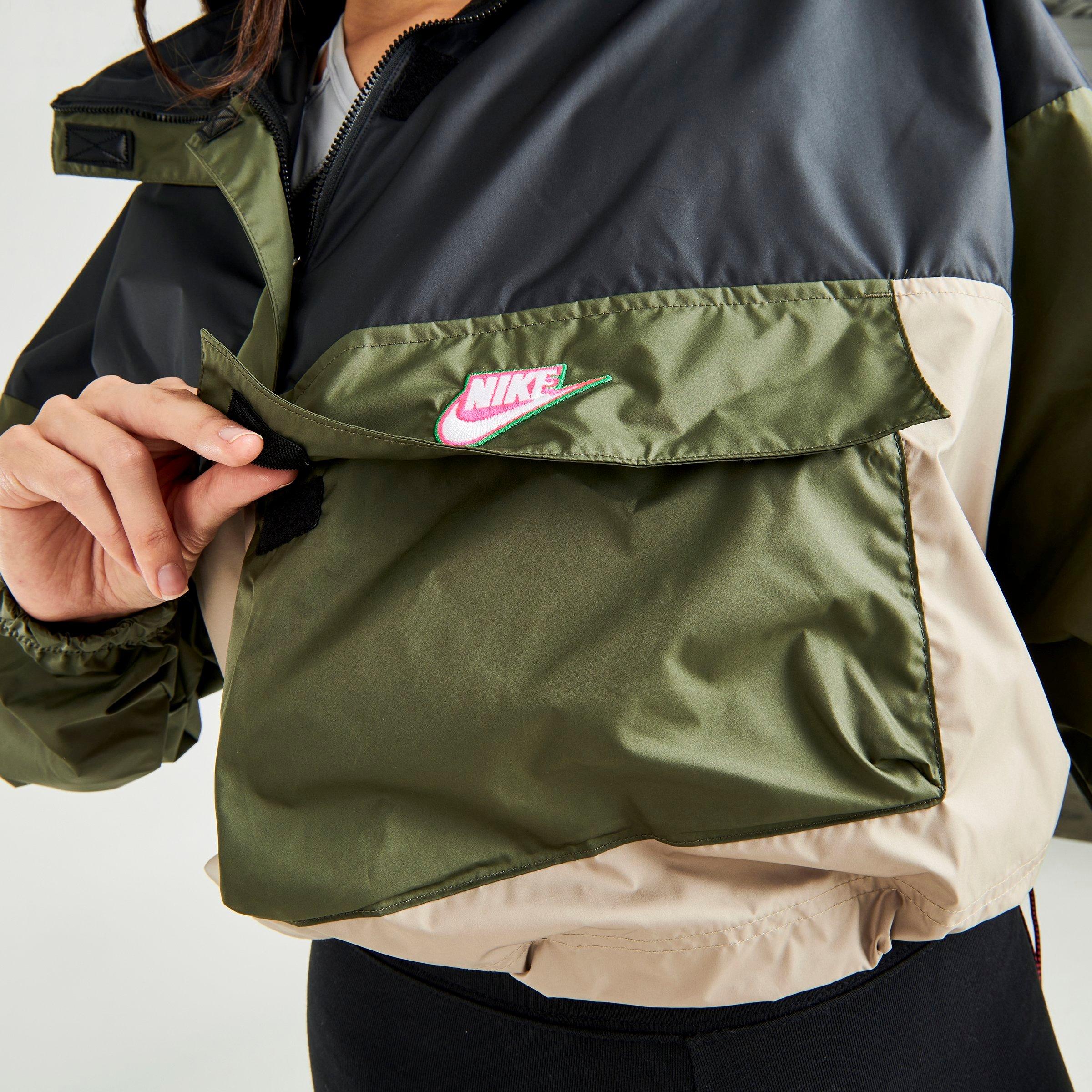 nike anorak woven