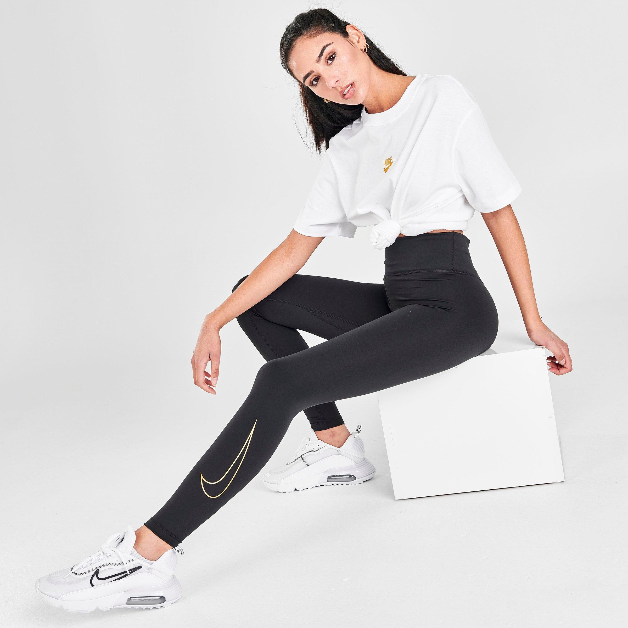 nike training icon clash one tight leggings in black