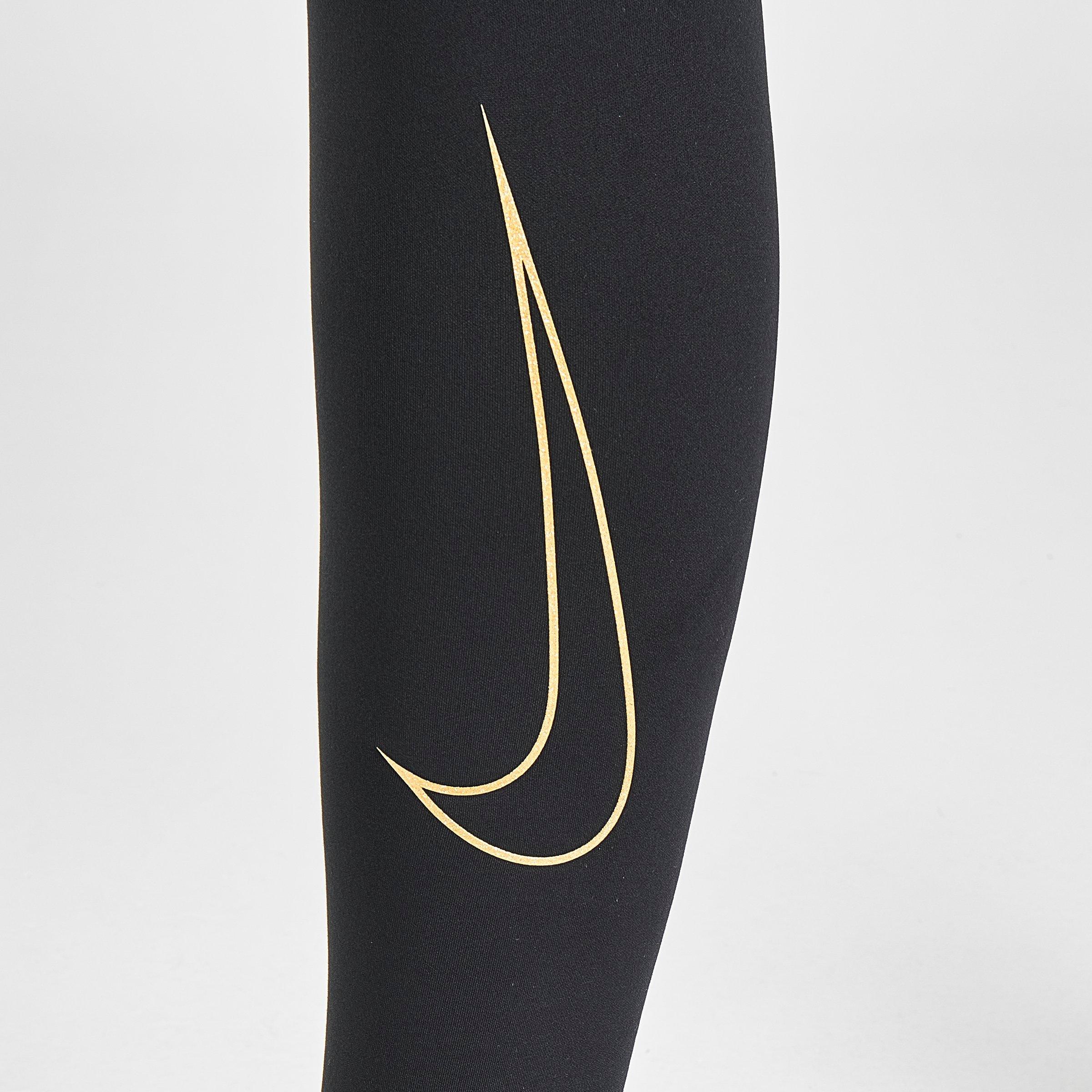 nike training icon clash one tight leggings in black