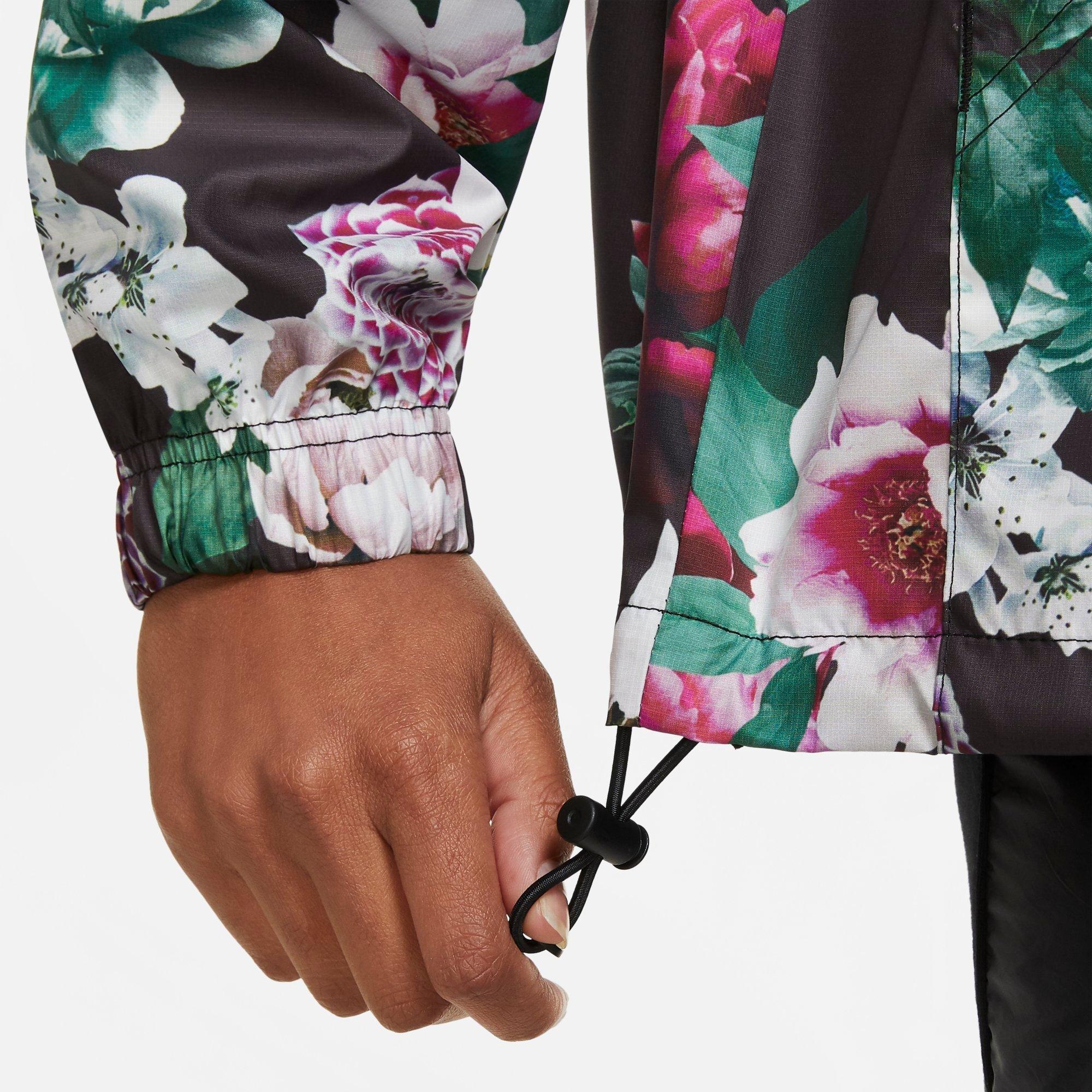 nike floral print jacket