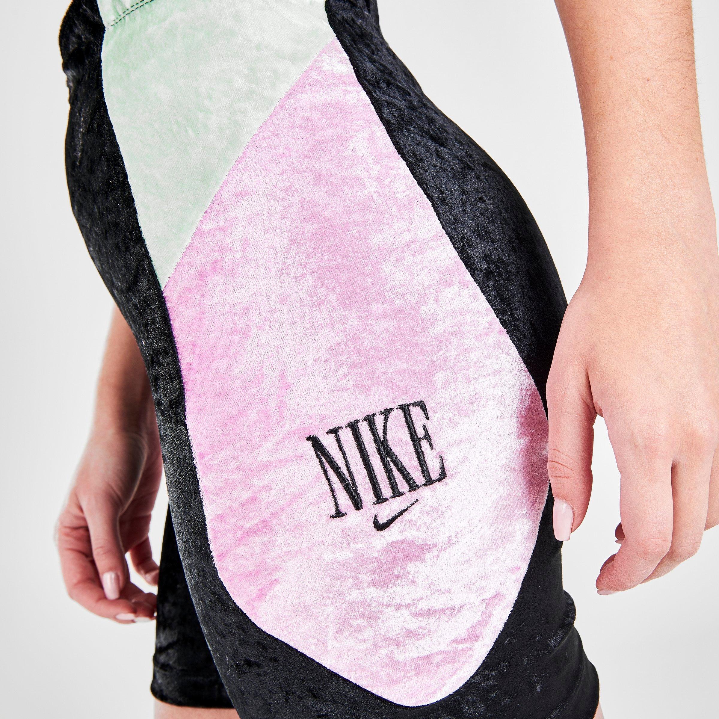 nike velvet shorts