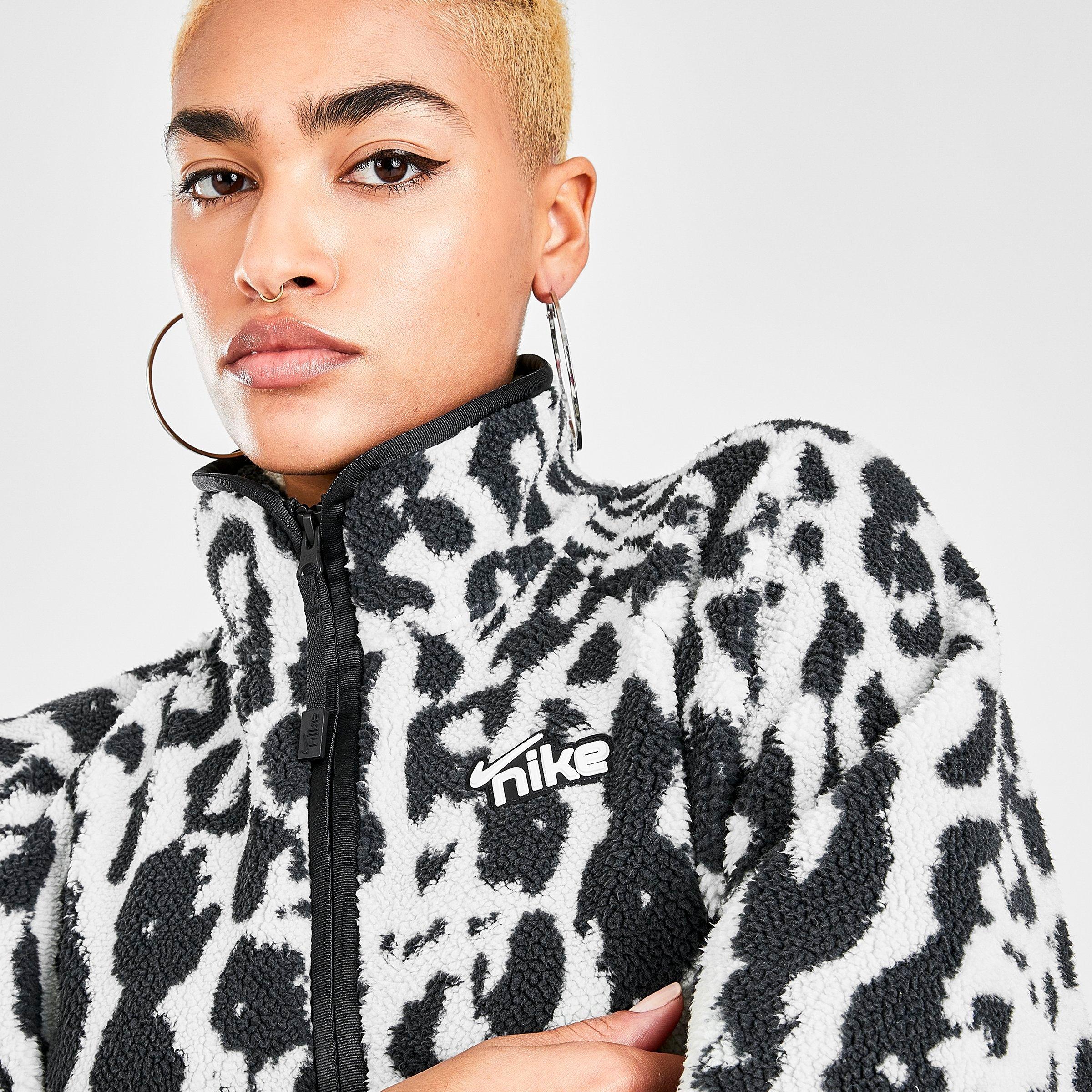 nike cheetah print jacket