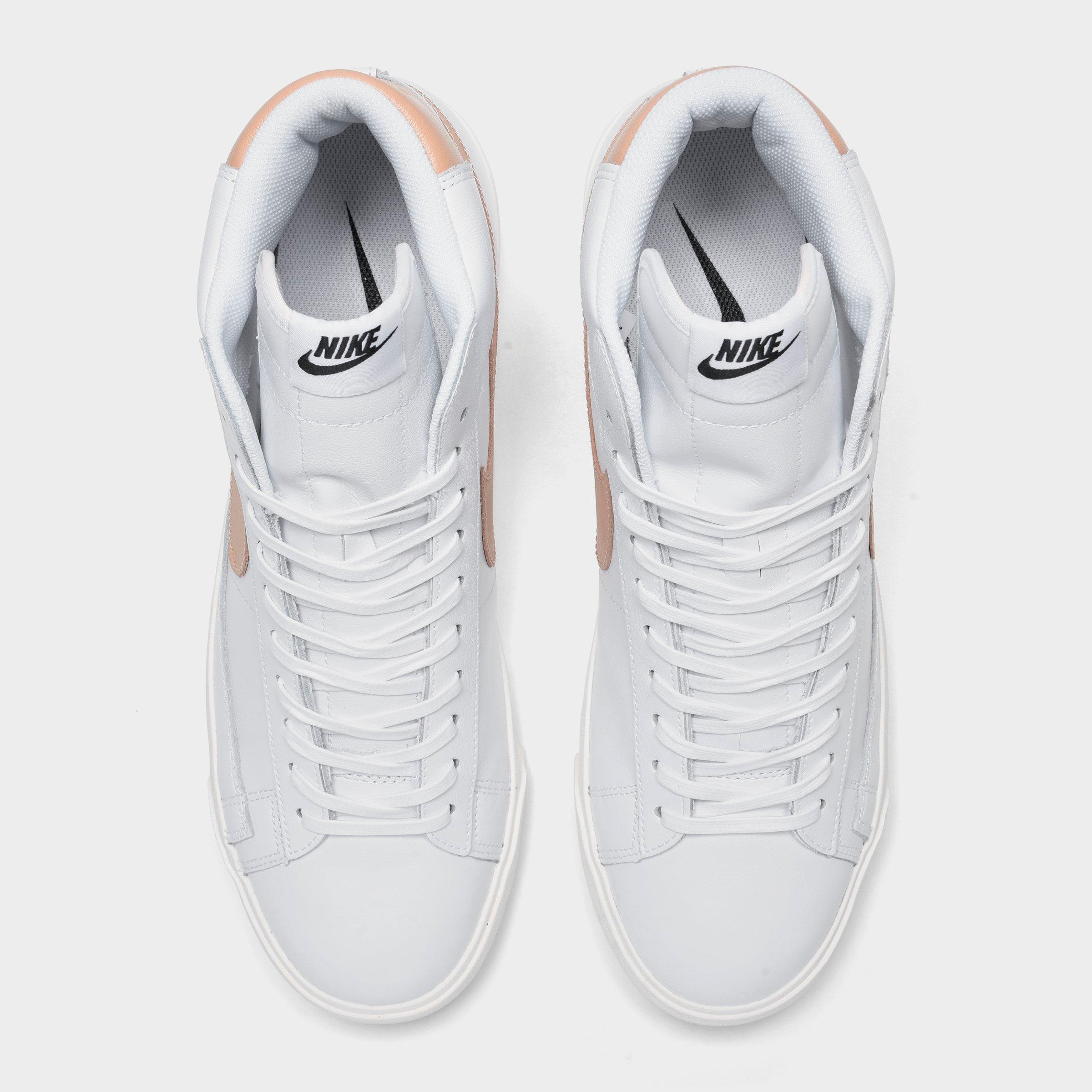 nike blazer mid mens silver