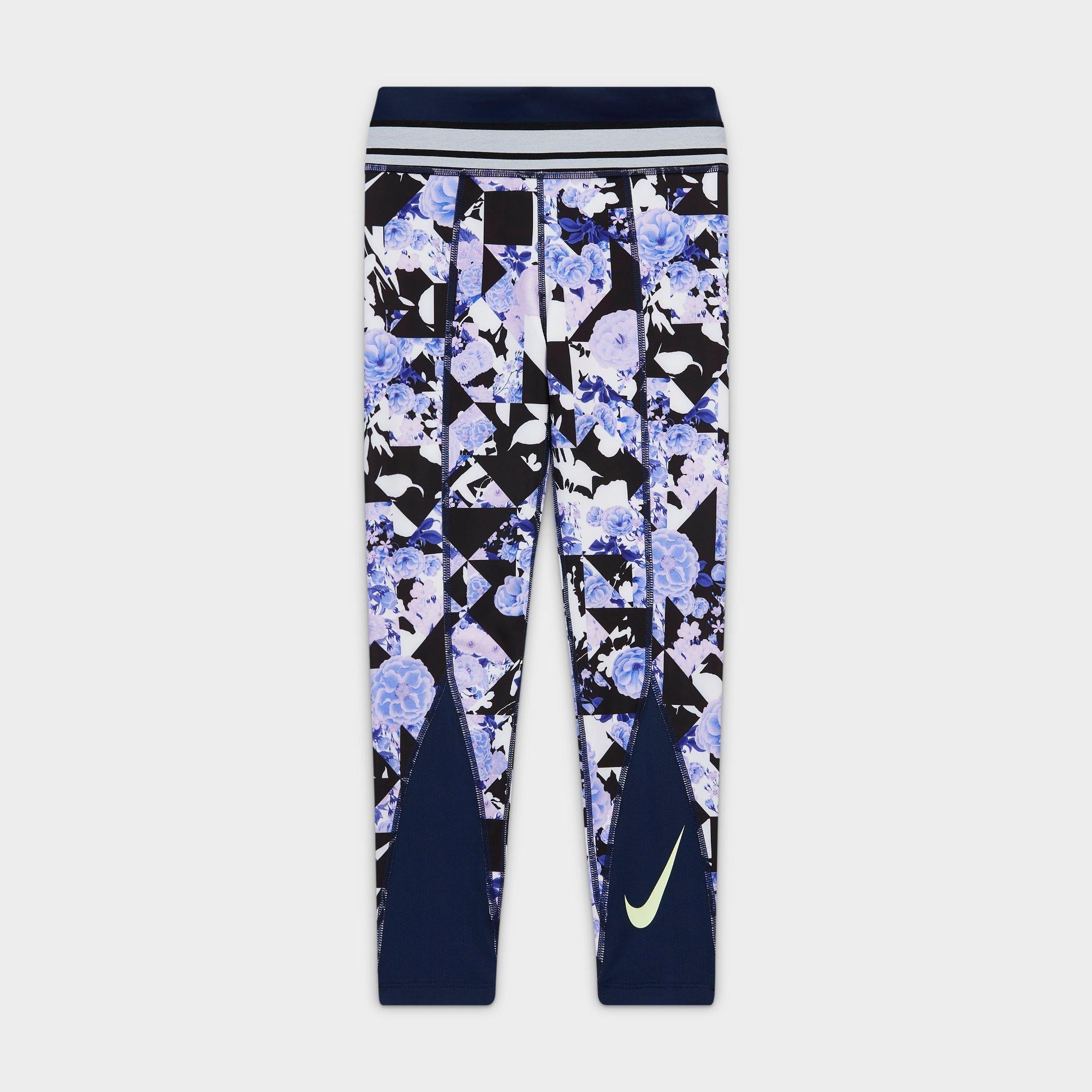 girls navy nike leggings