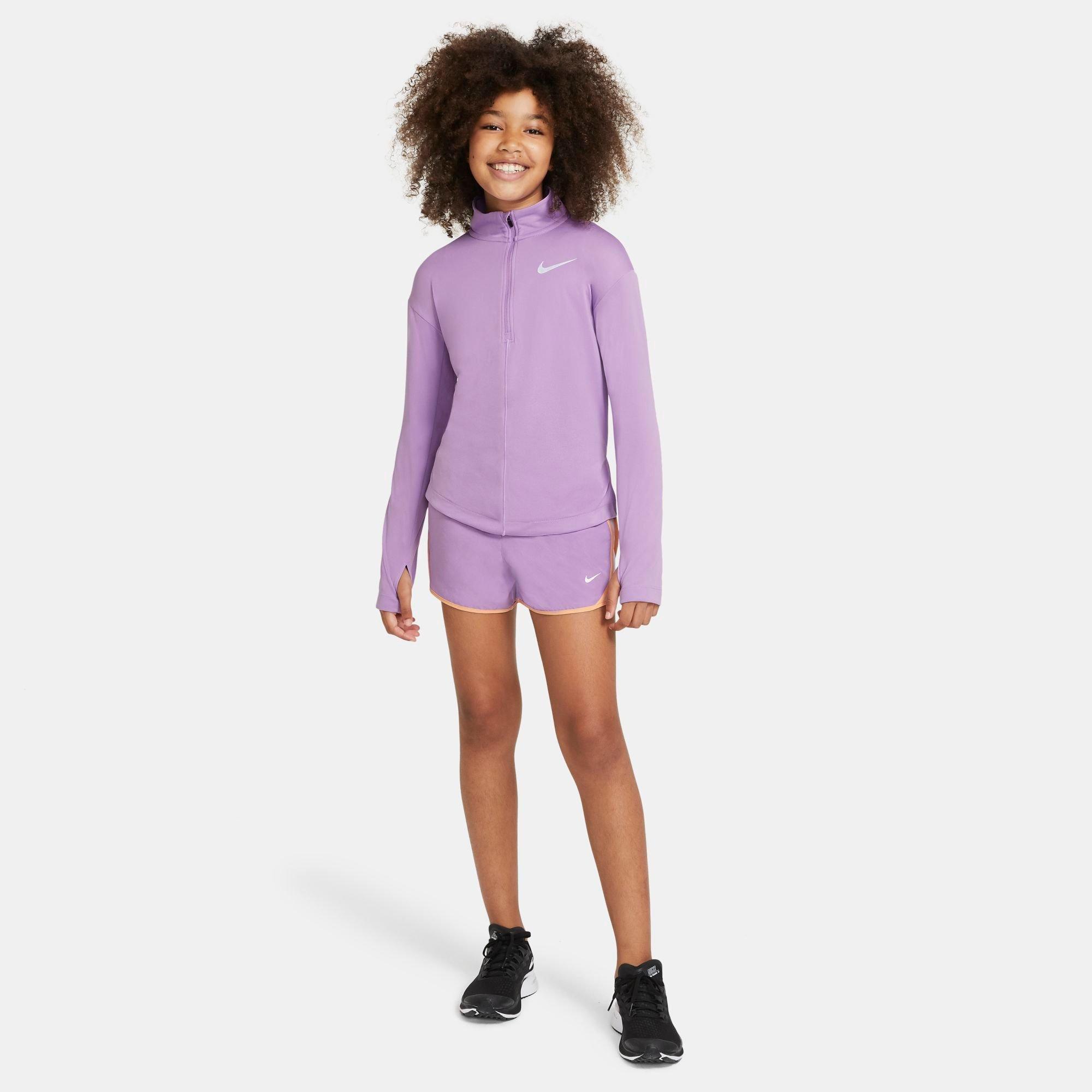 girls nike half zip