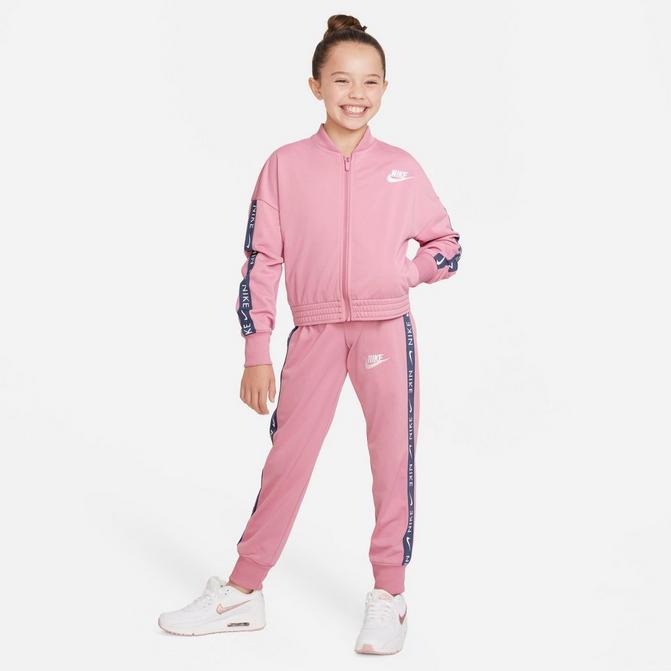 Girls' Nike Sportswear Taped Track Suit