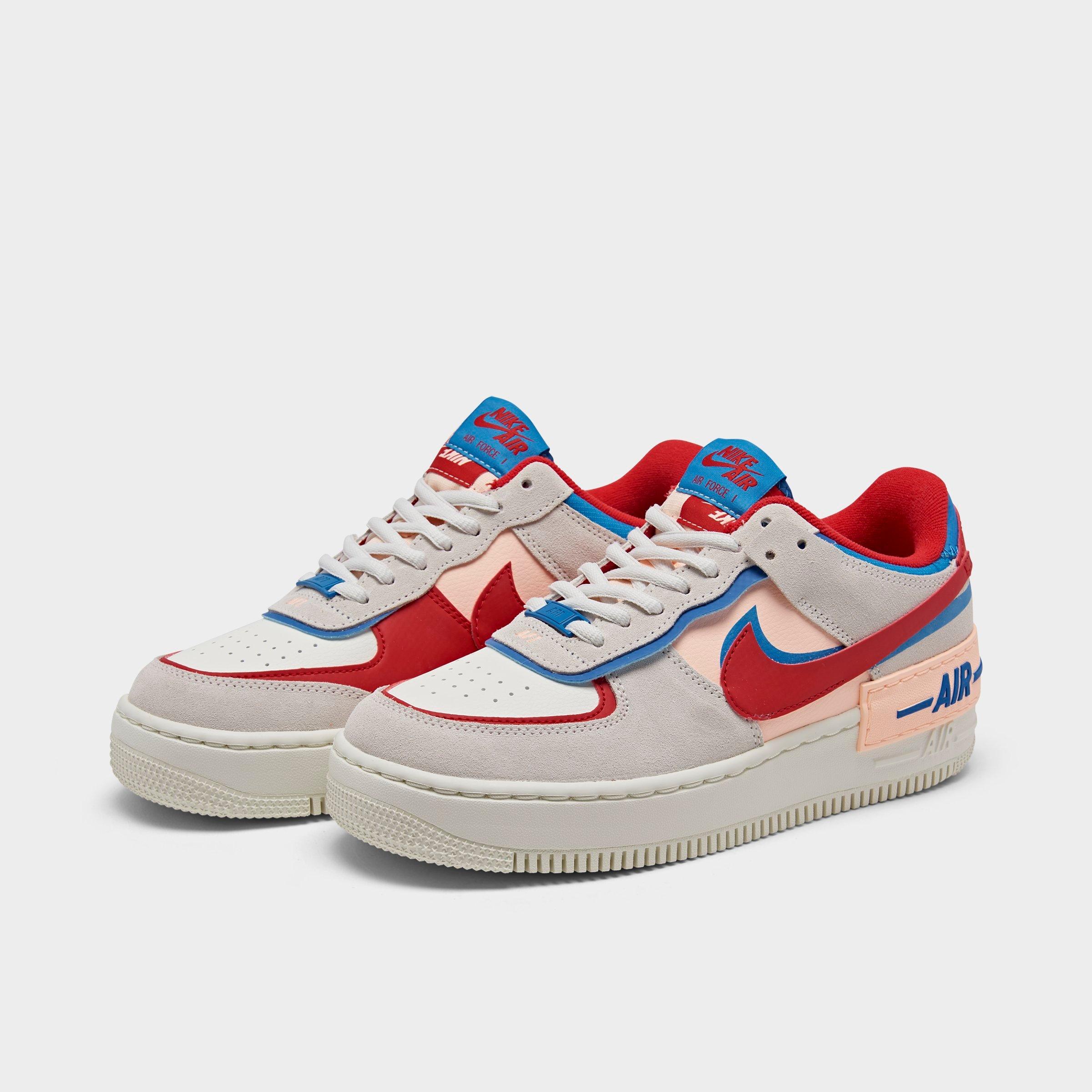 womens red nike air force 1