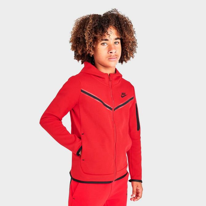 Retentie Preventie Kardinaal Kids' Nike Sportswear Tech Fleece Full-Zip Hoodie| Finish Line