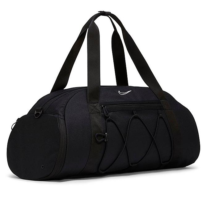 Alternate view of Nike One Club Training Duffel Bag in Black/Black/White Click to zoom