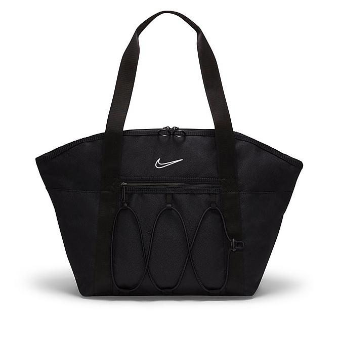 Alternate view of Women's Nike One Training Tote Bag in Black/Black/White Click to zoom