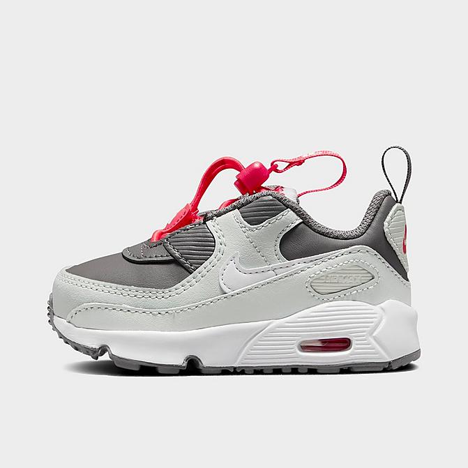 Finish Line Shoes Flat Shoes Casual Shoes Little Kids Air Max 90 Toggle Casual Shoes in Grey/Flat Pewter Size 1.0 Leather 