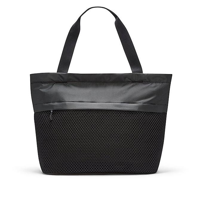 Back view of Nike Sportswear Essentials Tote Bag in Black/Iron Grey/White Click to zoom