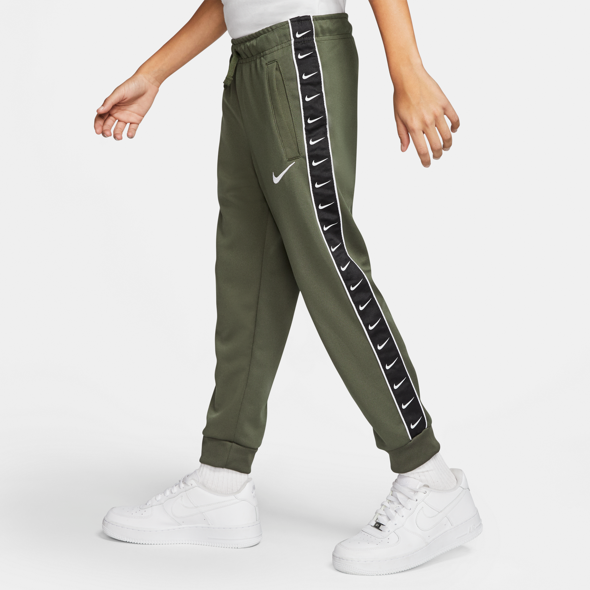 nike pants with swoosh down the side