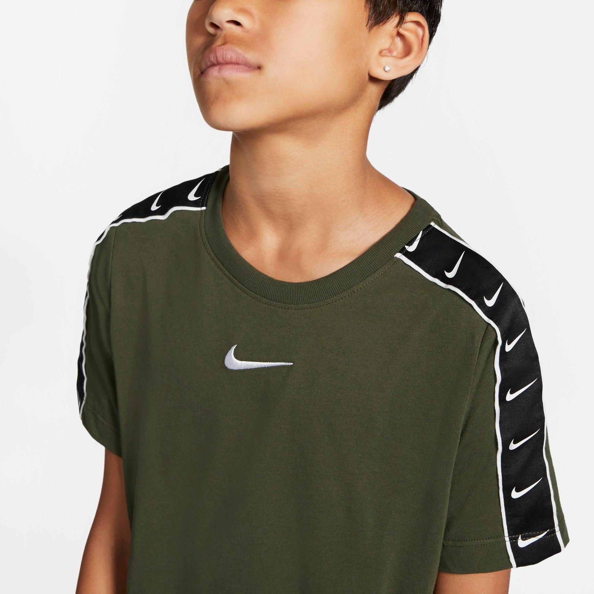 nike swoosh tape t shirt