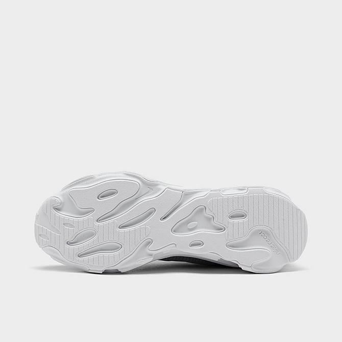 Bottom view of Men's Nike React Live Running Shoes in Black/White/Dark Smoke Grey Click to zoom