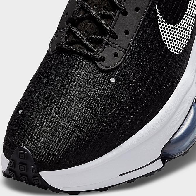 Front view of Men's Nike Air Zoom-Type SE Running Shoes in Black/White/Smoke Grey Click to zoom