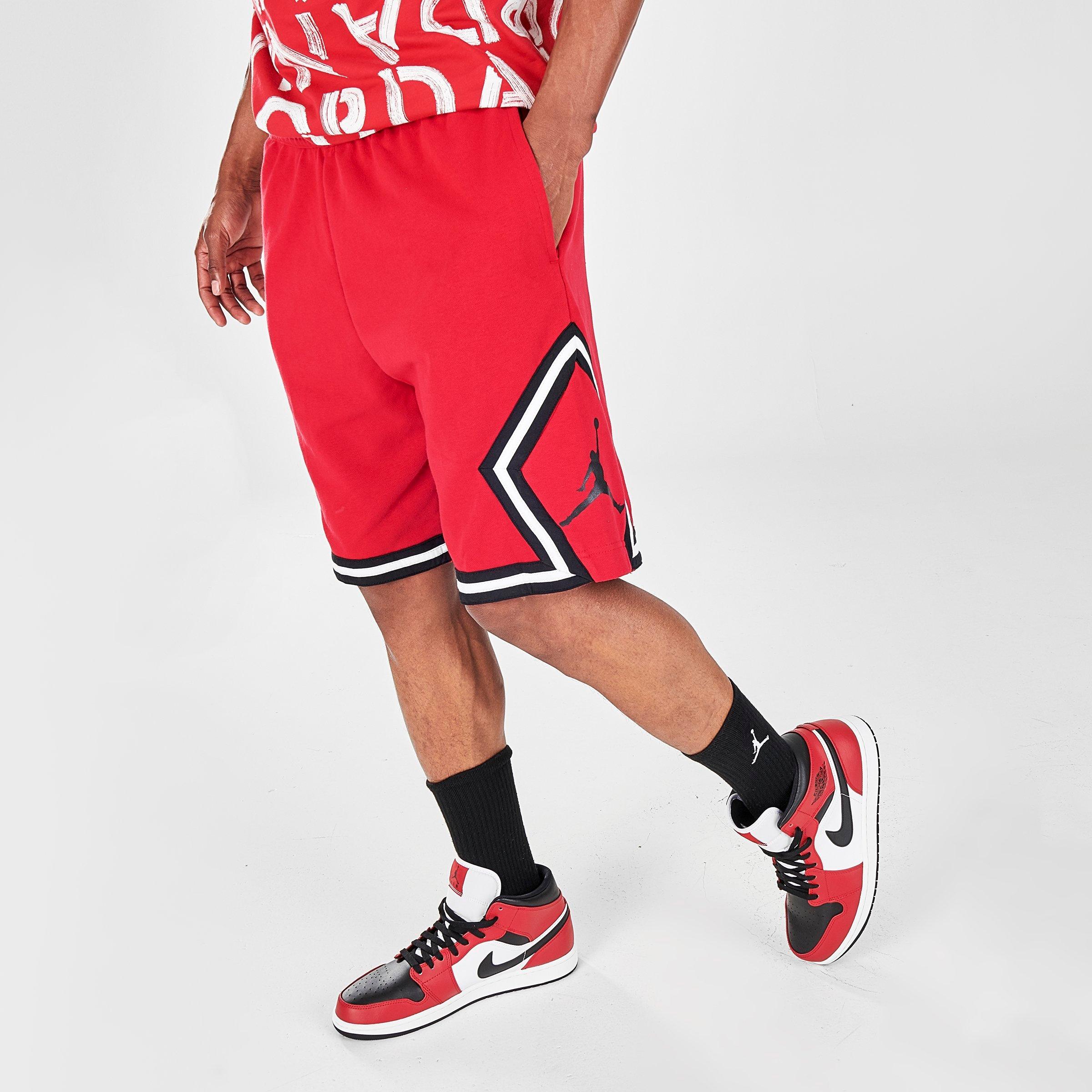 jordan diamond fleece shorts