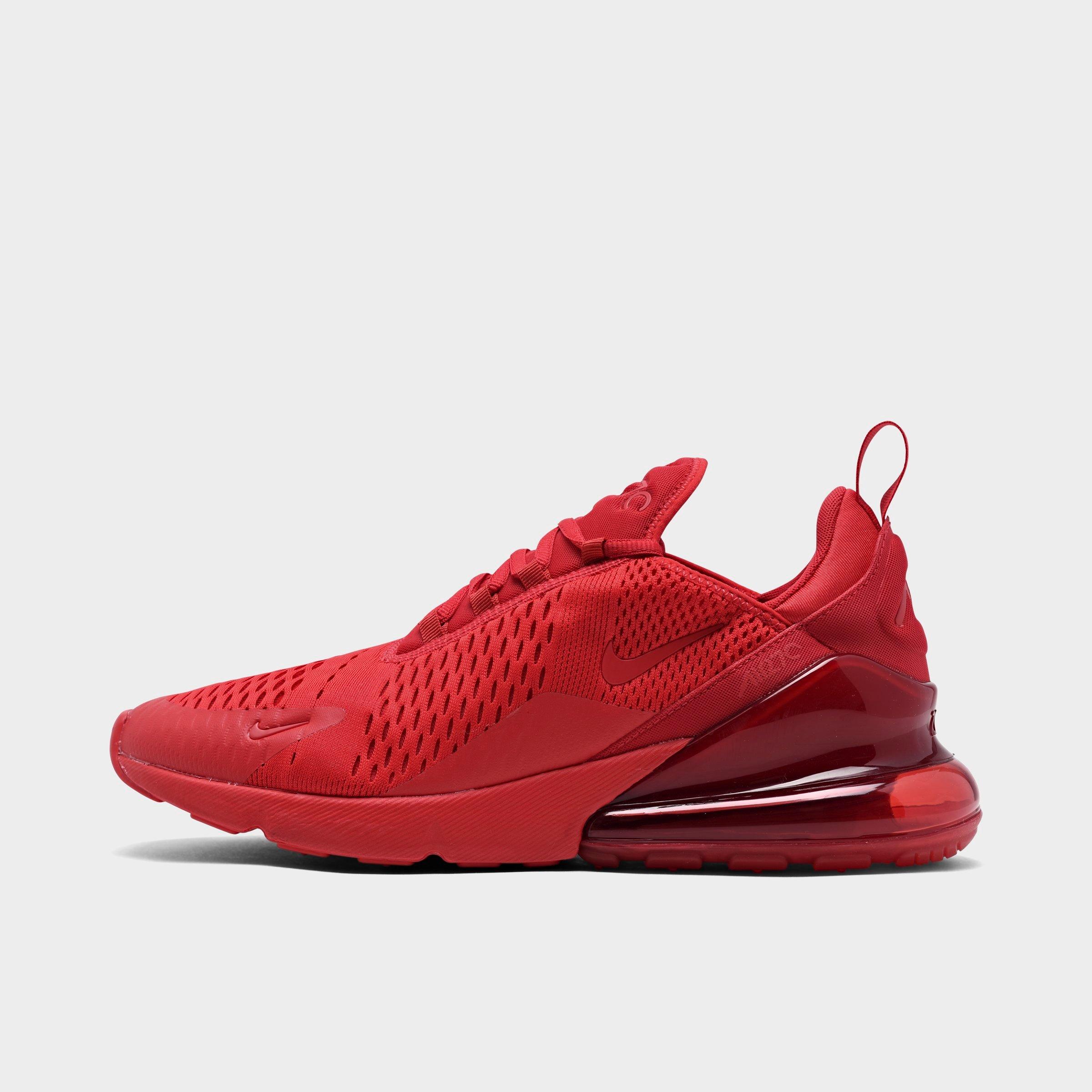 air max 270s red and black